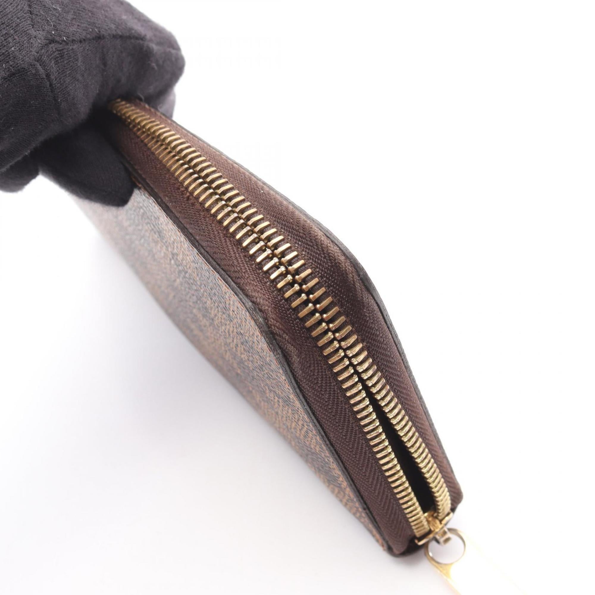 Louis Vuitton Brown Damier Canvas Coated Canvas Long Wallet (Bi-Fold) (Pre-Owned)