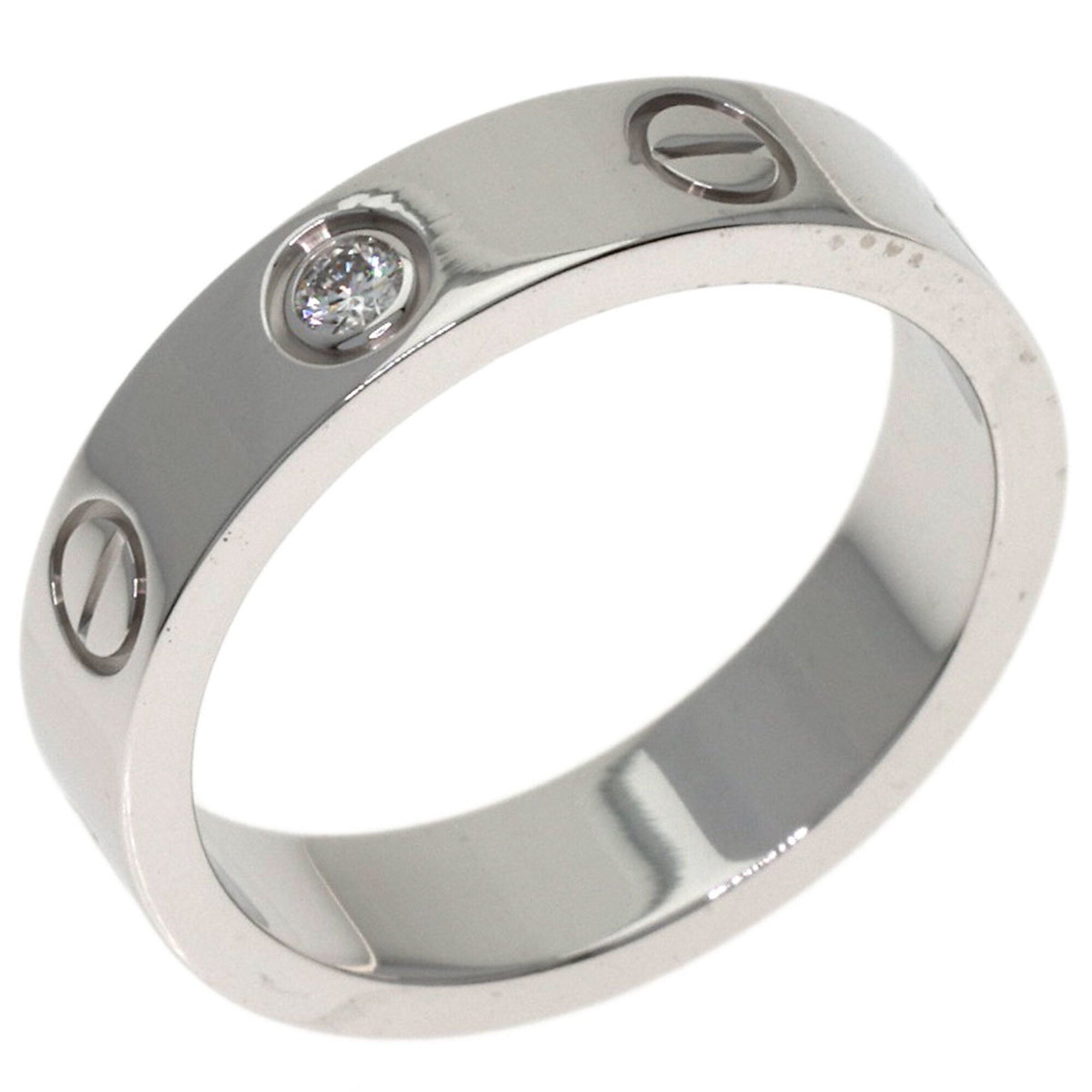 Cartier White Gold White Gold (18K) Band Ring (Pre-Owned)