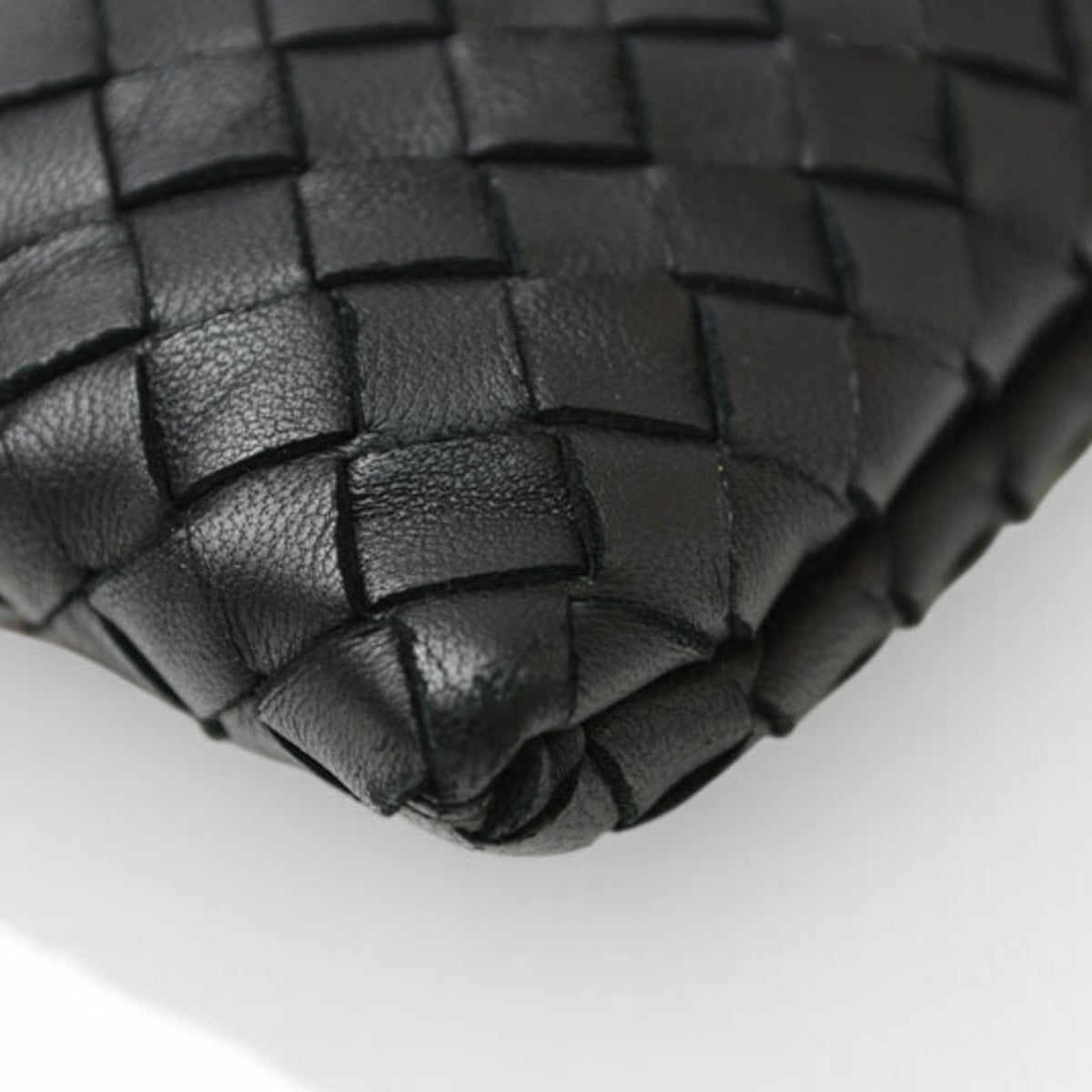 Bottega Veneta Intrecciato Mustard Leather Clutch Bag (Pre-Owned)