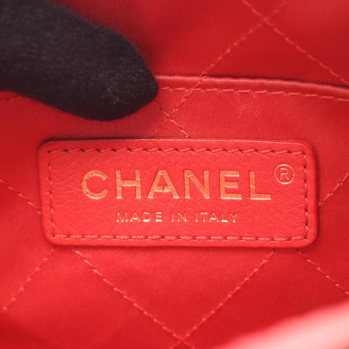 Chanel Black Leather Handbag Shoulder Bag (Pre-Owned)