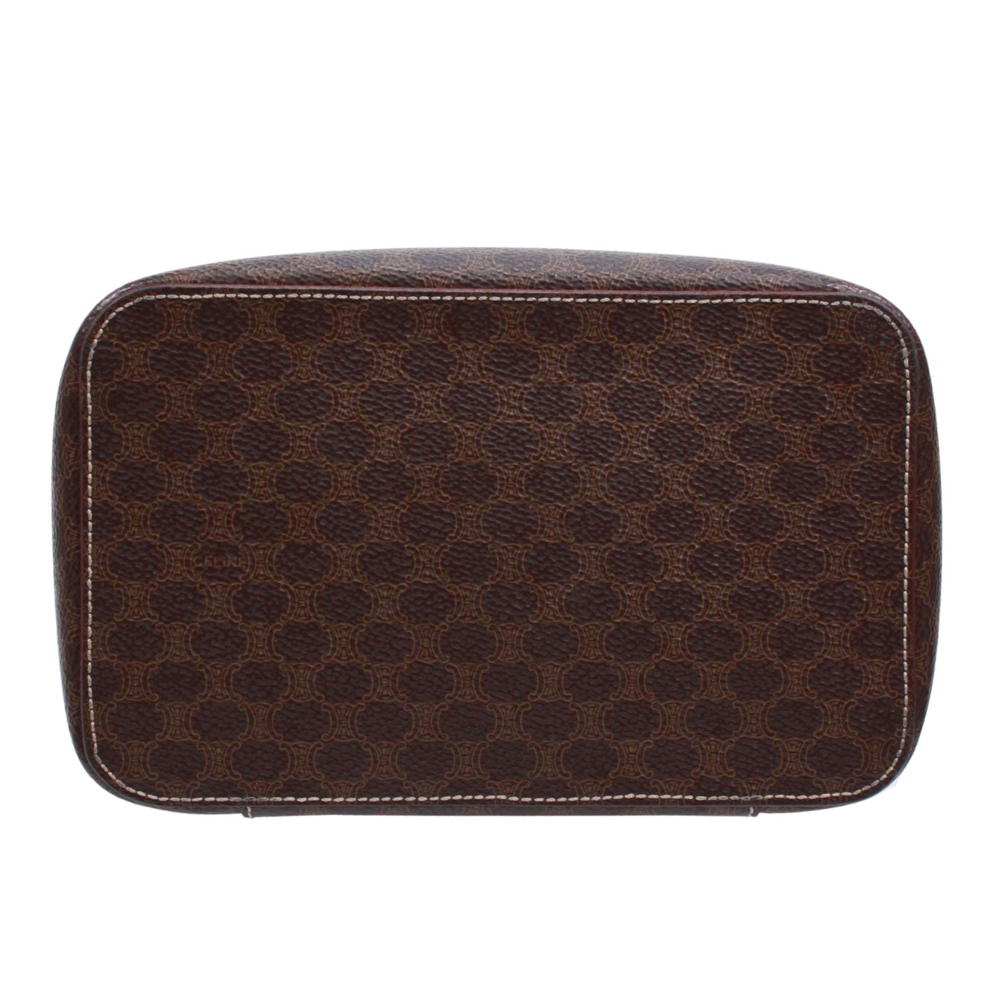 Celine Brown Pvc Handbag (Pre-Owned)
