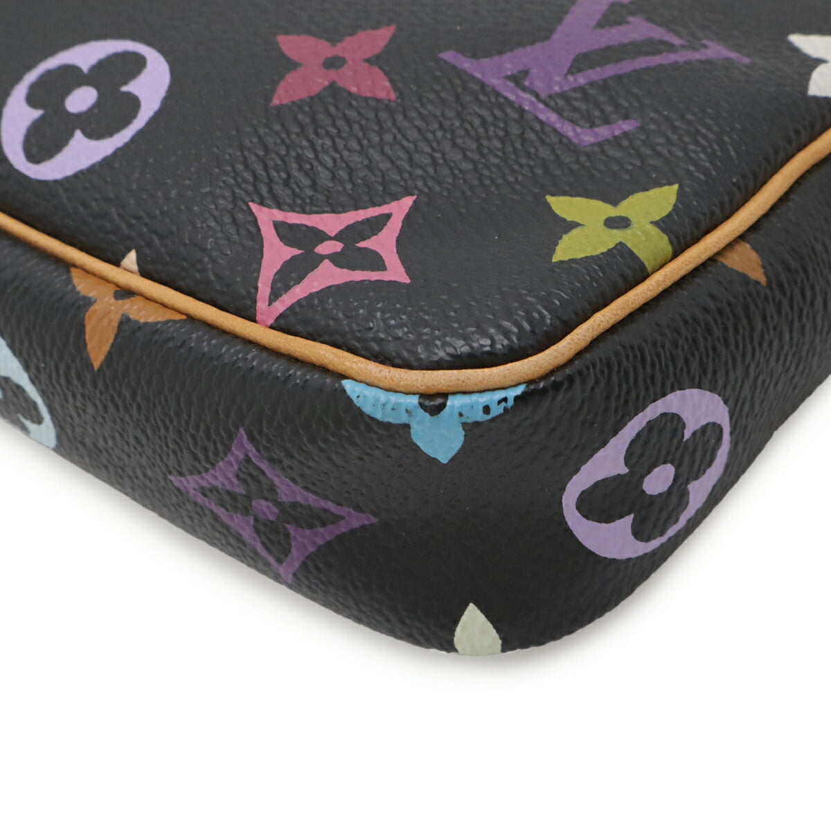 Louis Vuitton Monogram Multicolore Black Noir Monogram Multicolore Handbag Pochette (Pre-Owned)
