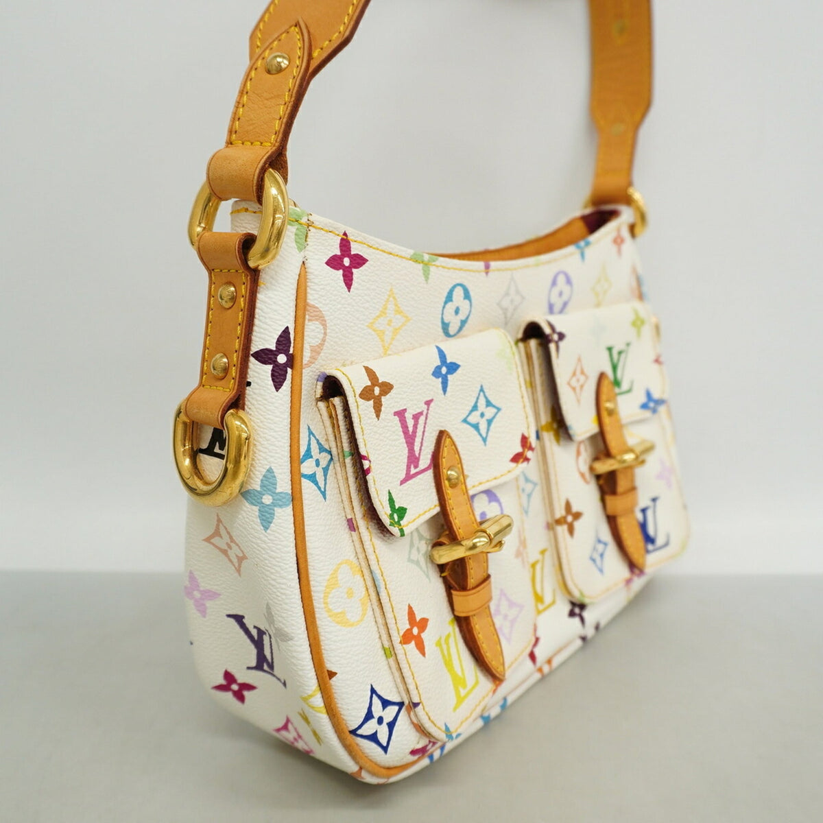 Louis Vuitton Blanc White Shoulder Bag (Pre-Owned)
