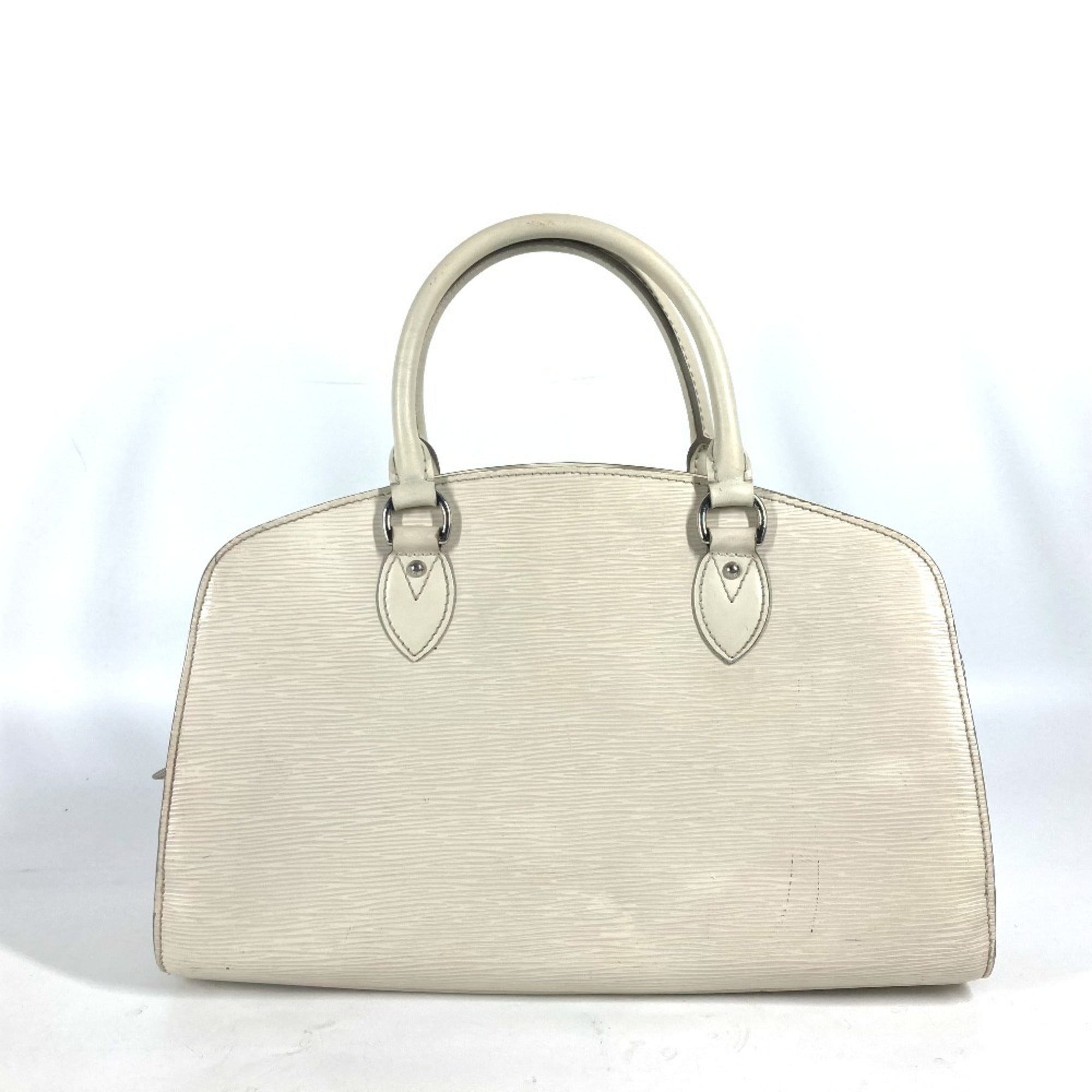 Louis Vuitton Lv Off White White Epi Leather Boston Bag Handbag (Pre-Owned)