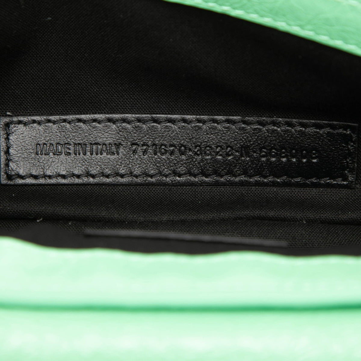 Balenciaga Green Leather Shoulder Bag (Pre-Owned)