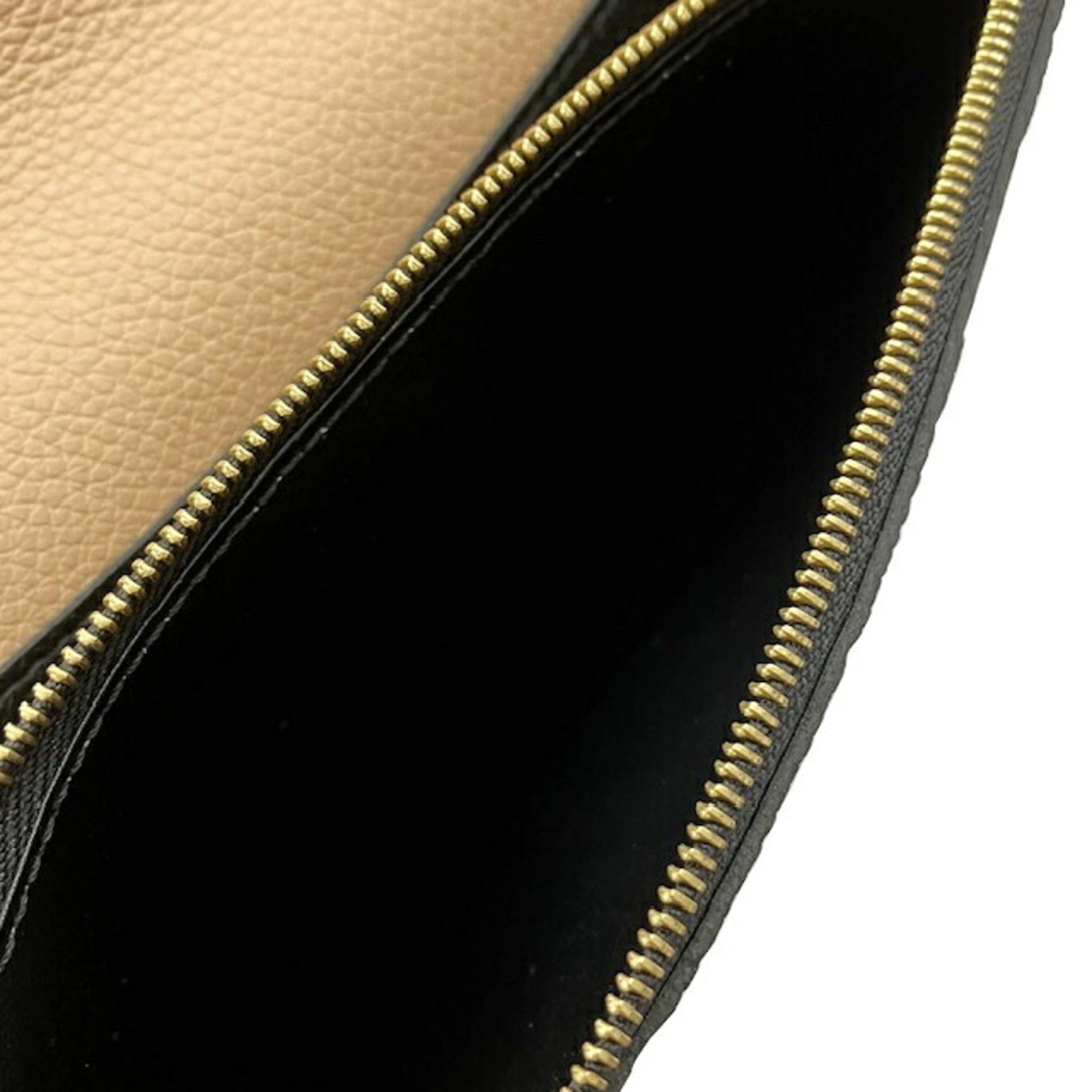 Louis Vuitton Beige Noir Monogram Empreinte Long Wallet (Bi-Fold) (Pre-Owned)
