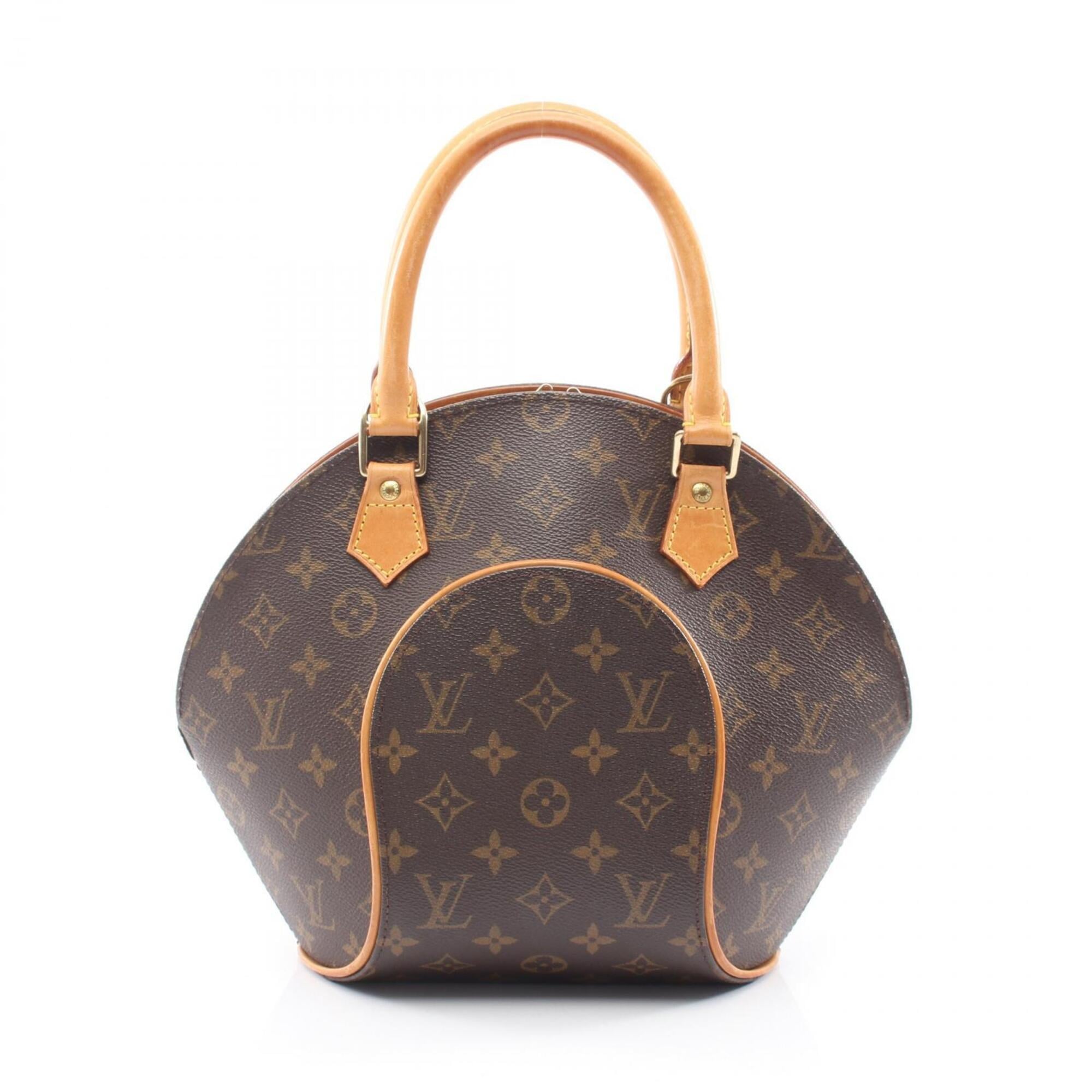 Louis Vuitton Brown Coated Canvas Pvc Monogram Leather Handbag (Pre-Owned)