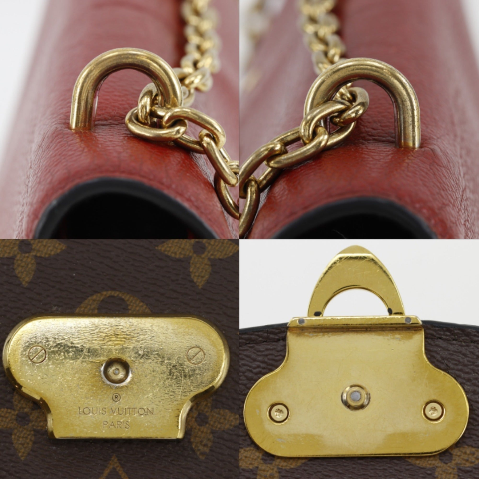 Louis Vuitton Brown Cerise Monogram Canvas Shoulder Bag (Pre-Owned)