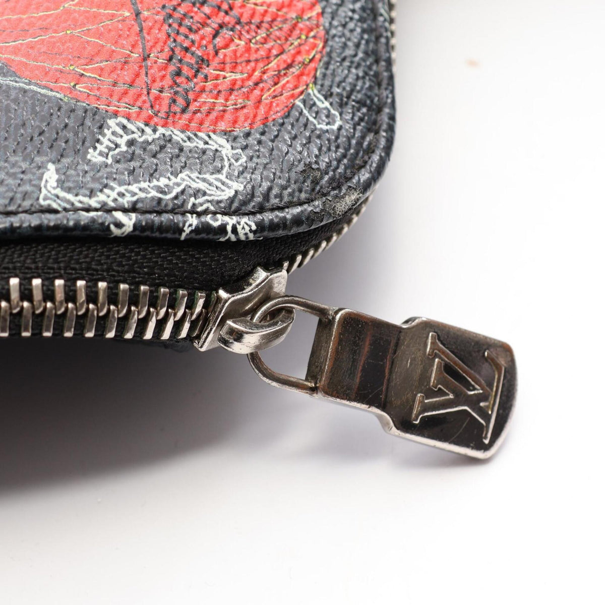 Louis Vuitton Black Multi-Color Damier Graphite Leather Fanny Pack Sling Bag (Pre-Owned)