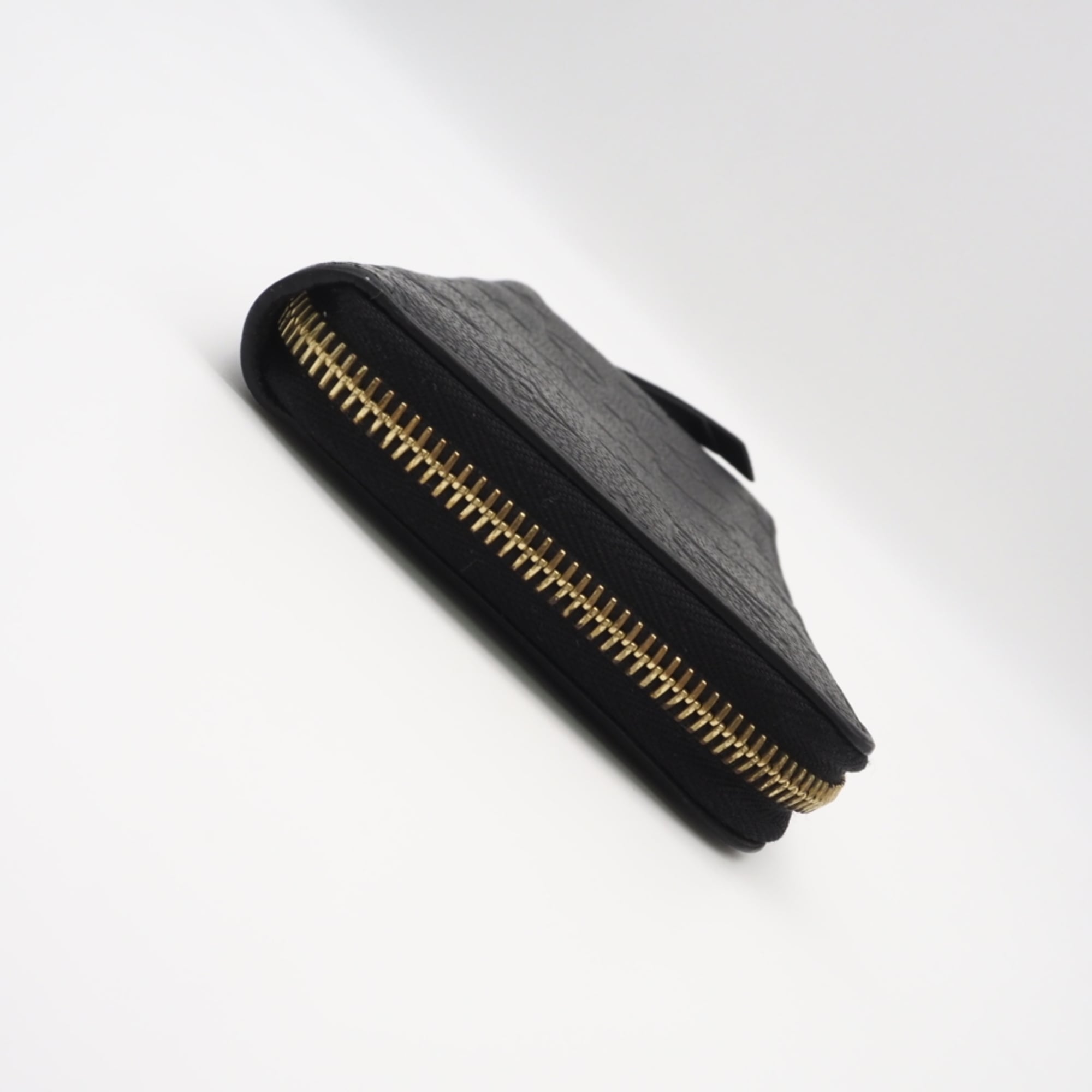 Louis Vuitton Monogram Empreinte Black Noir Leather Long Wallet (Bi-Fold) (Pre-Owned)