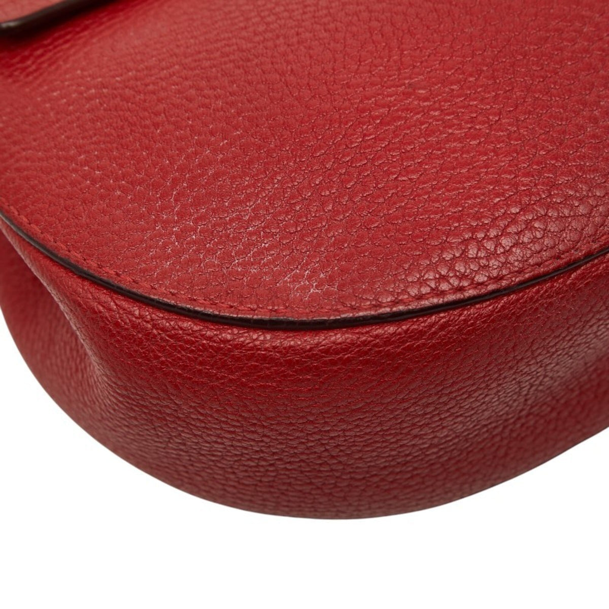 Chloé Red Color Leather Shoulder Bag (Pre-Owned)