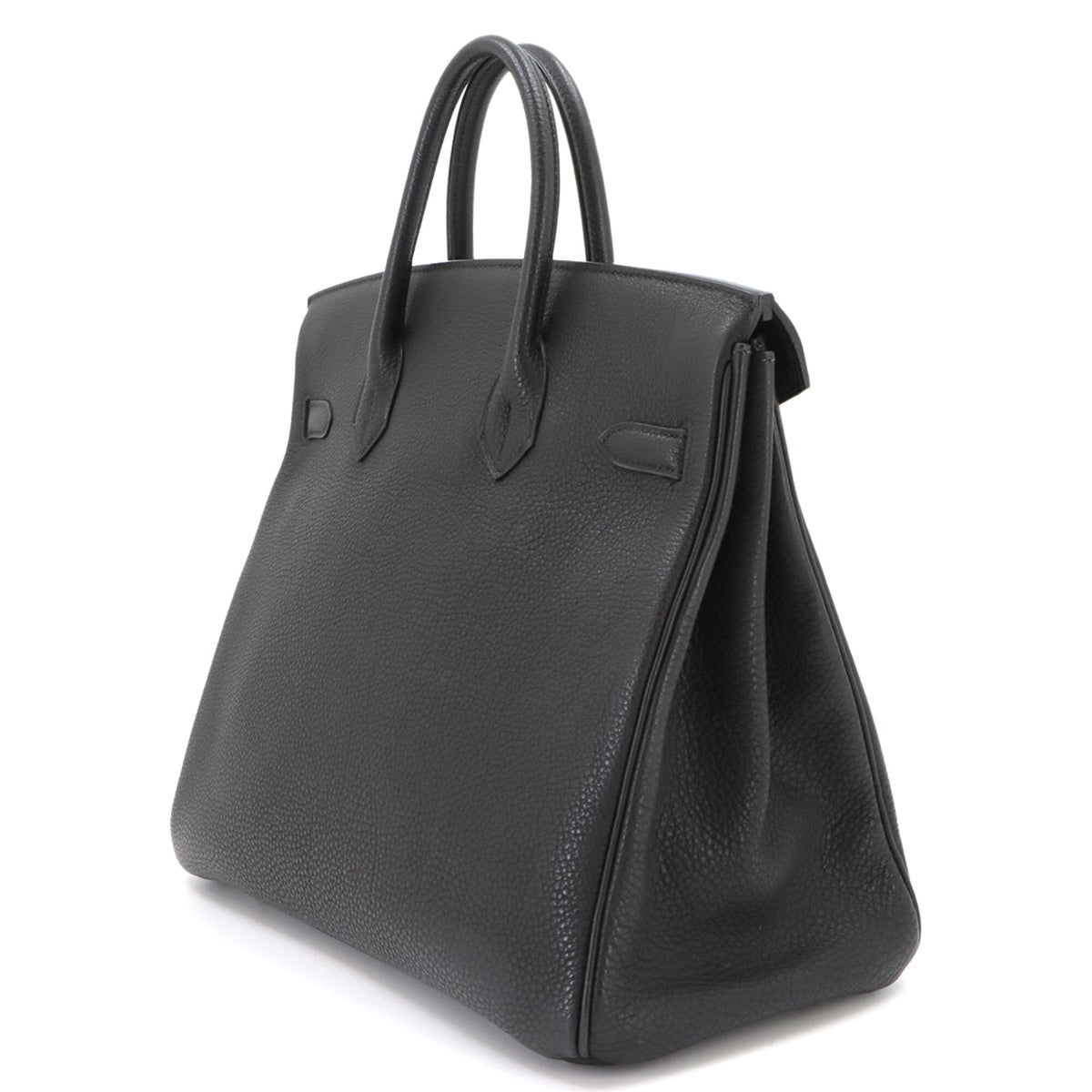 Hermes Black Togo Leather Handbag (Pre-Owned)