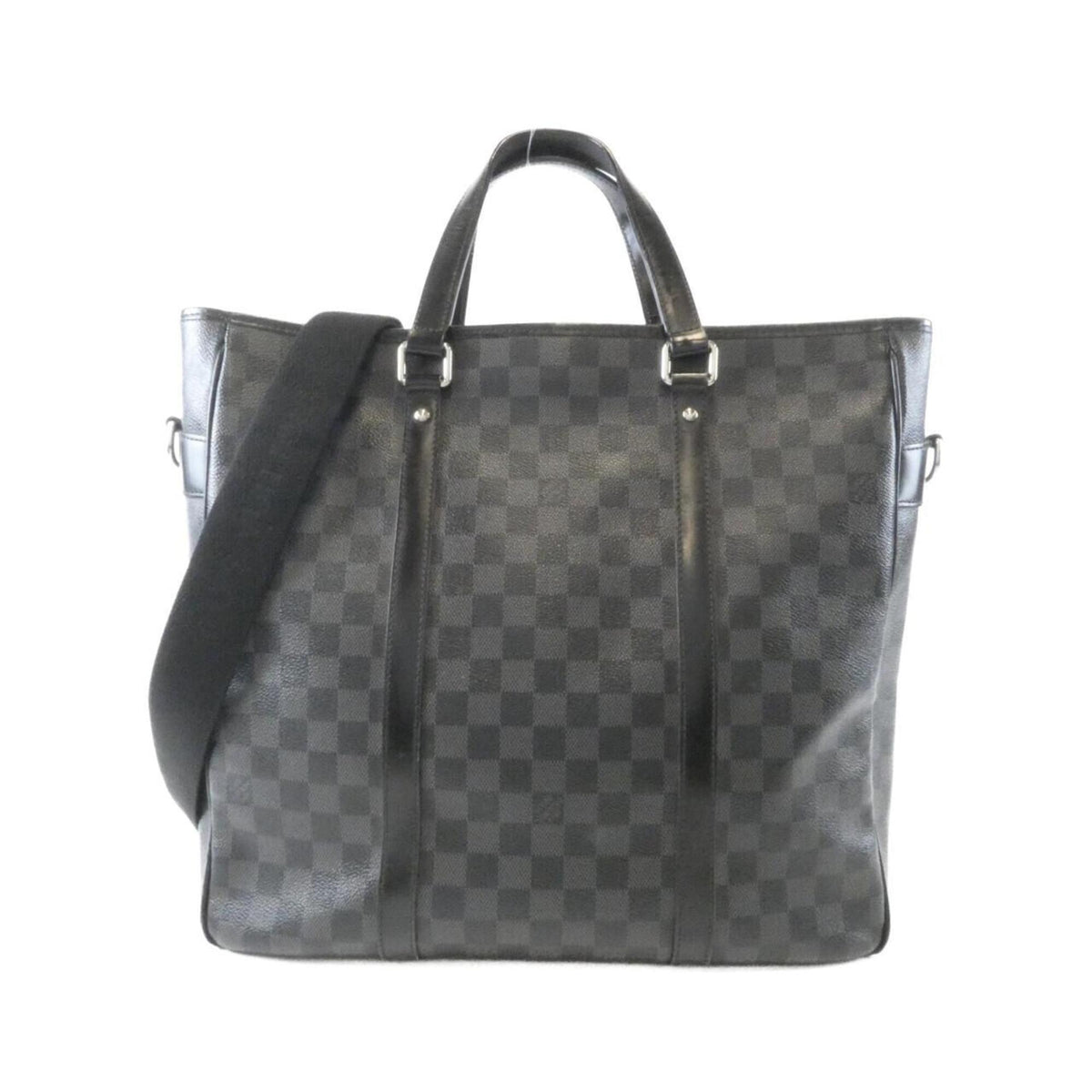 Louis Vuitton Dark Gray Graphite Coated Canvas Handbag (Pre-Owned)