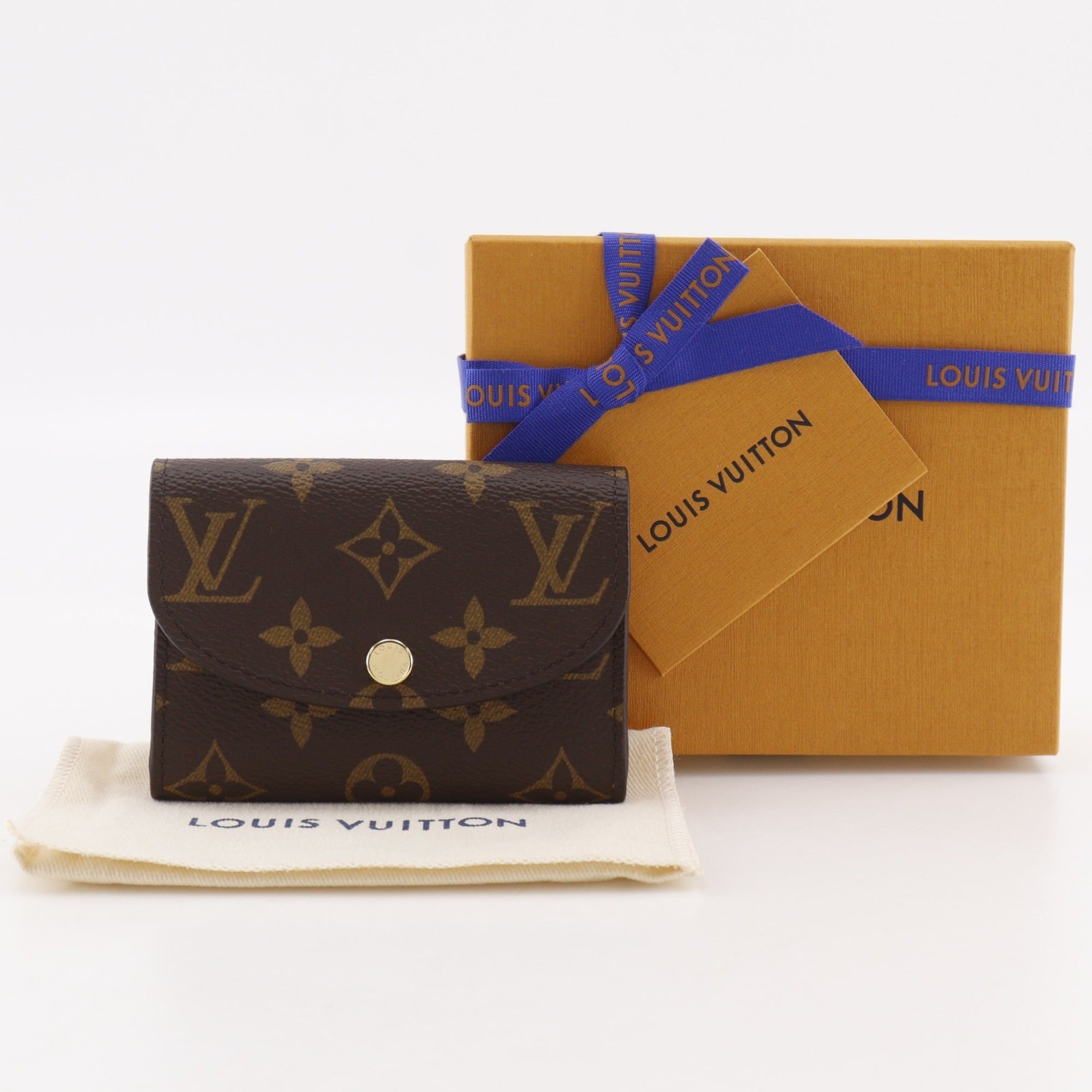 Louis Vuitton Brown Monogram Rose Ballerine Monogram Coin Purse/Coin Case (Pre-Owned)