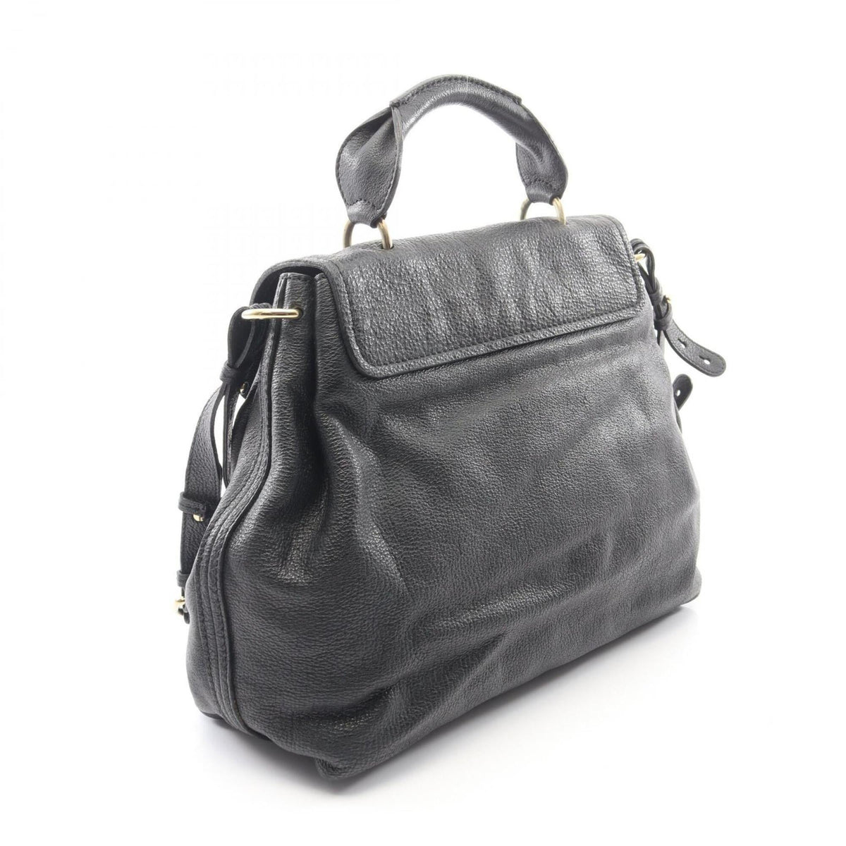 Chloé Black Leather Handbag (Pre-Owned)