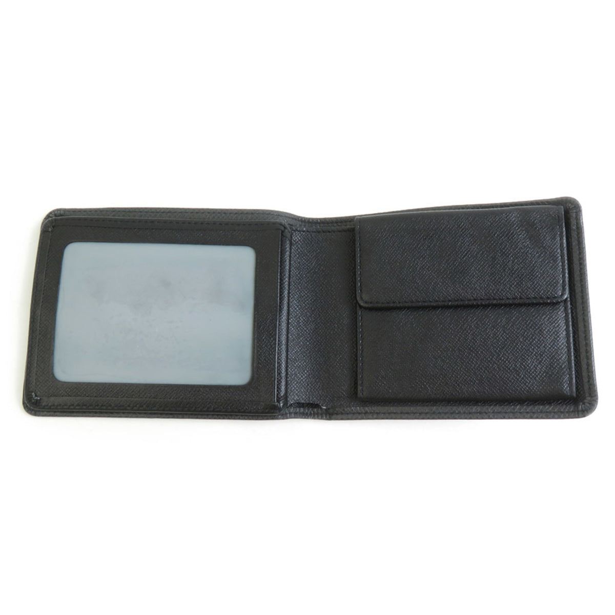 Louis Vuitton Black Taiga Leather Wallet (Bi-Fold) (Pre-Owned)