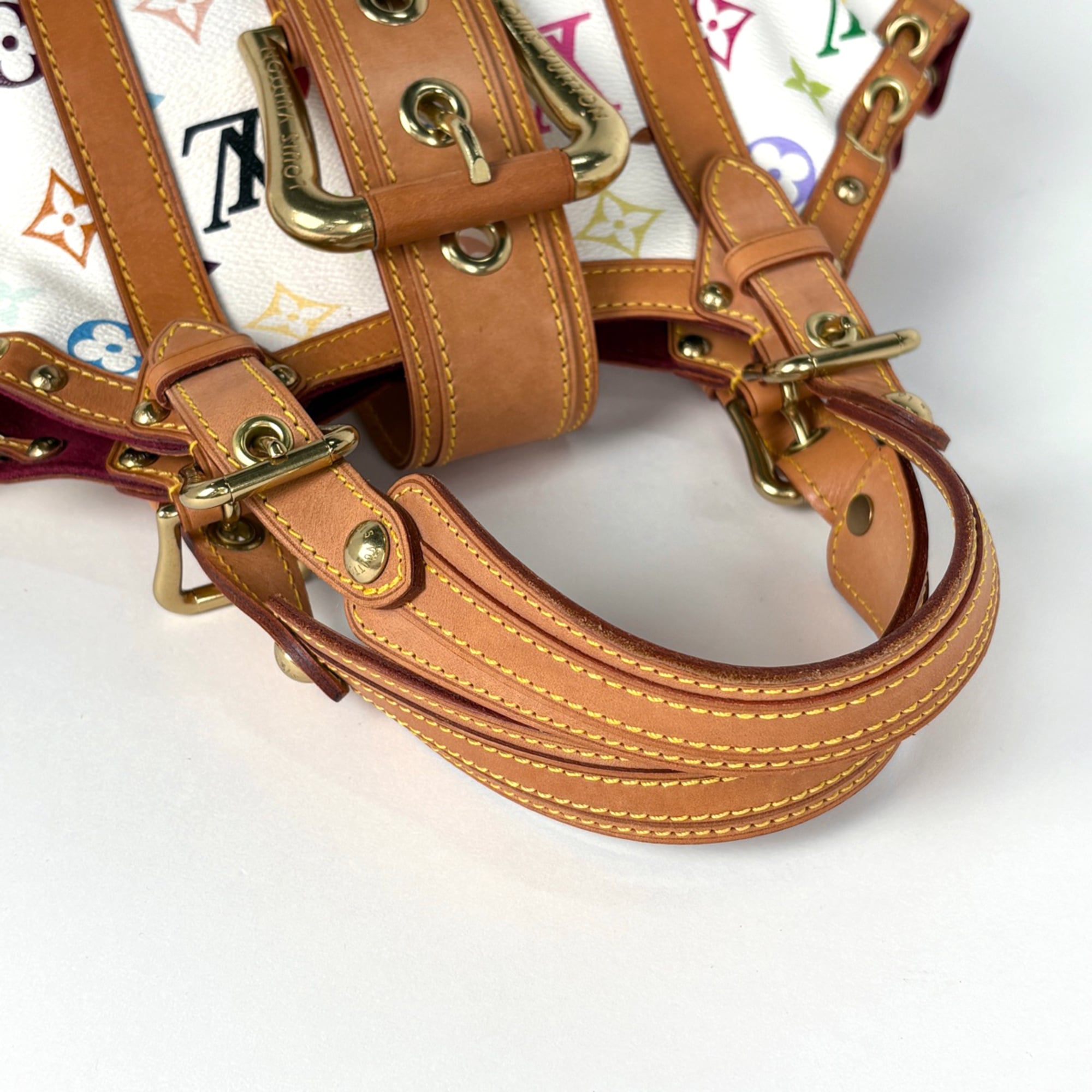 Louis Vuitton Monogram Multicolore Blanc White Monogram Multicolore Handbag (Pre-Owned)