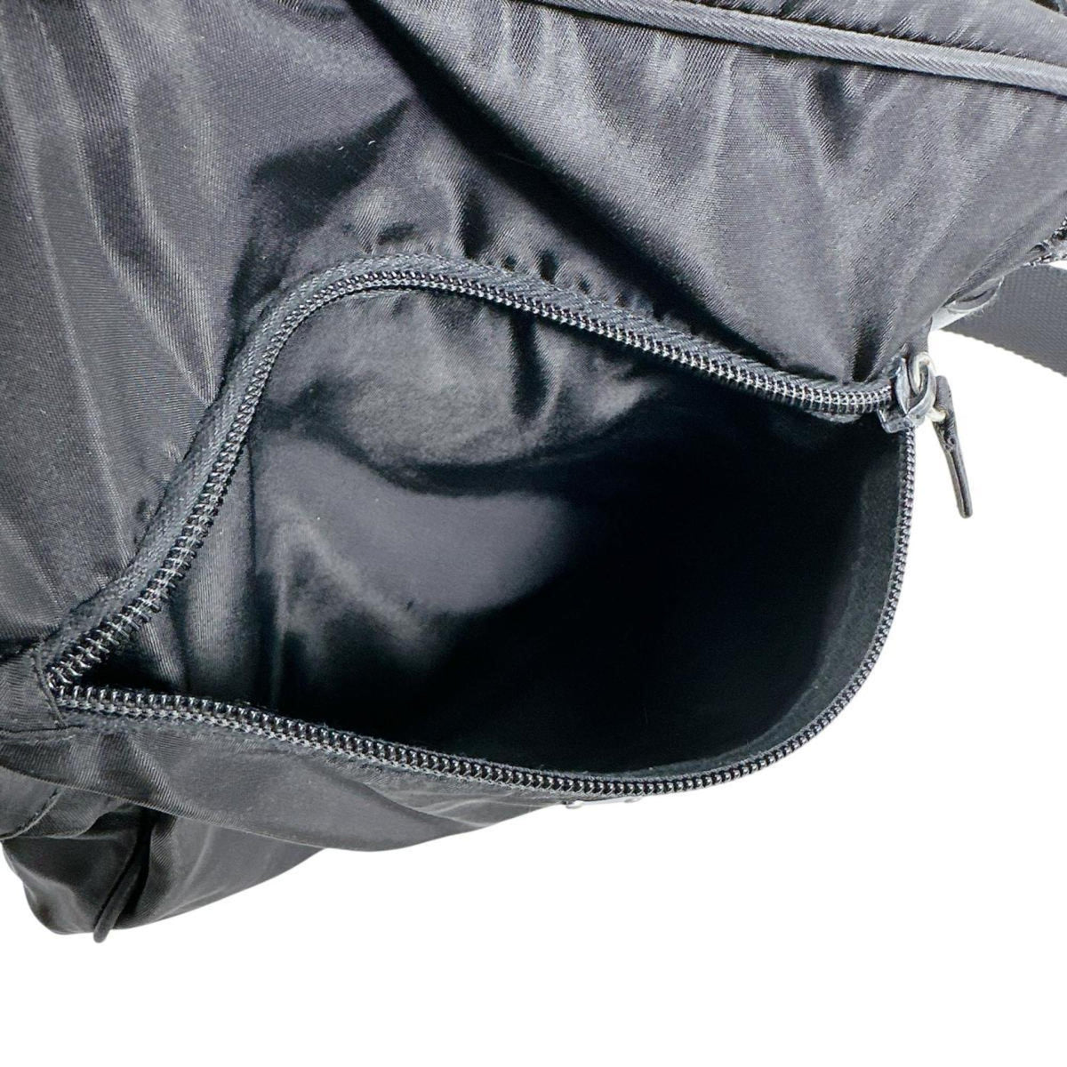 Prada Black Nylon Shoulder Bag Sling Bag (Pre-Owned)