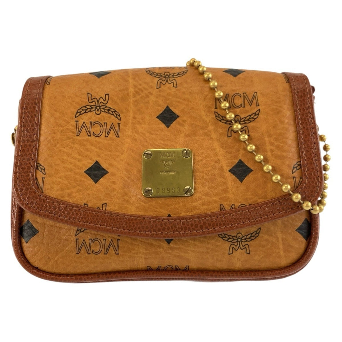 Mcm Brown Pvc Pochette Shoulder Bag (Pre-Owned)