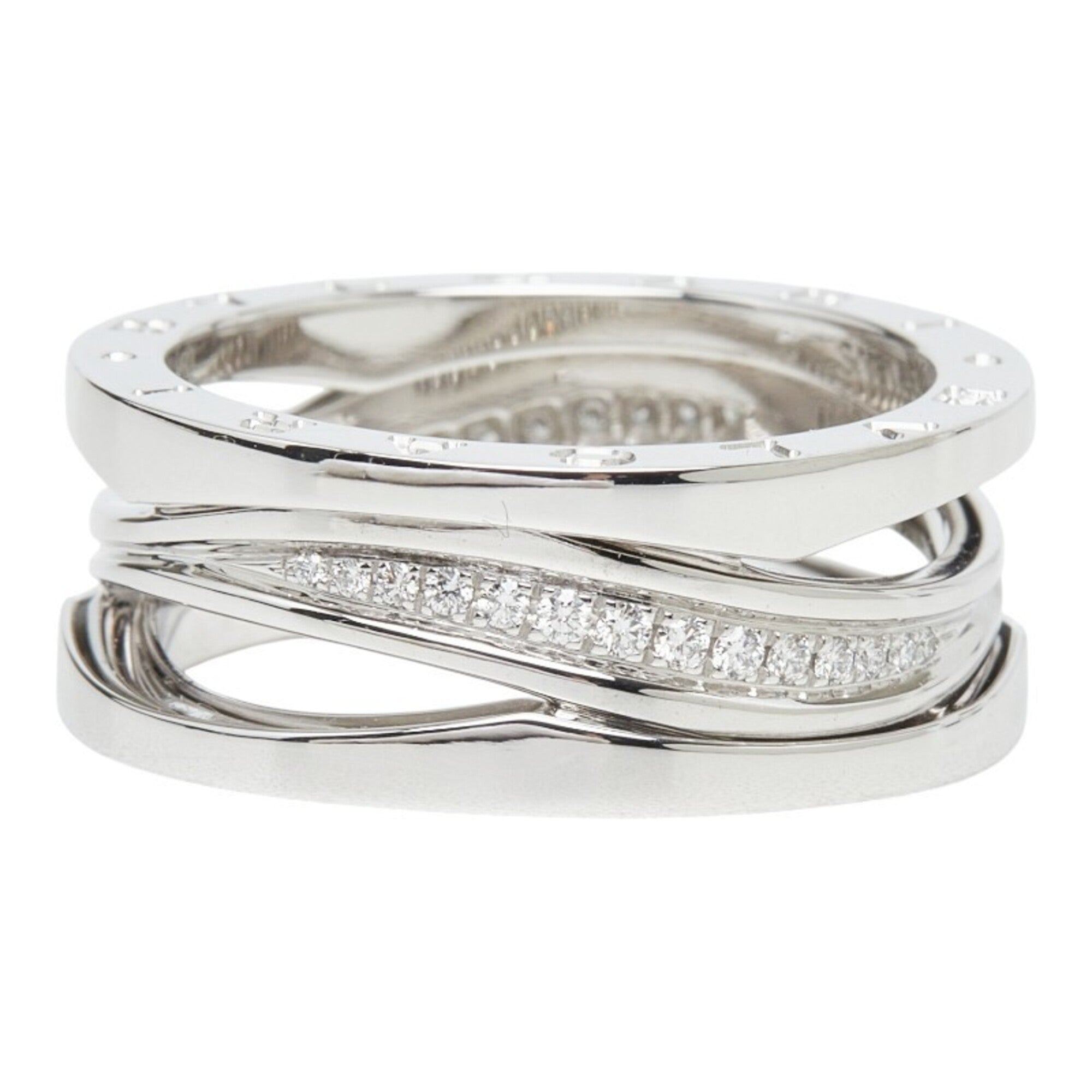 Bvlgari White Gold (18K) Band Ring (Pre-Owned)