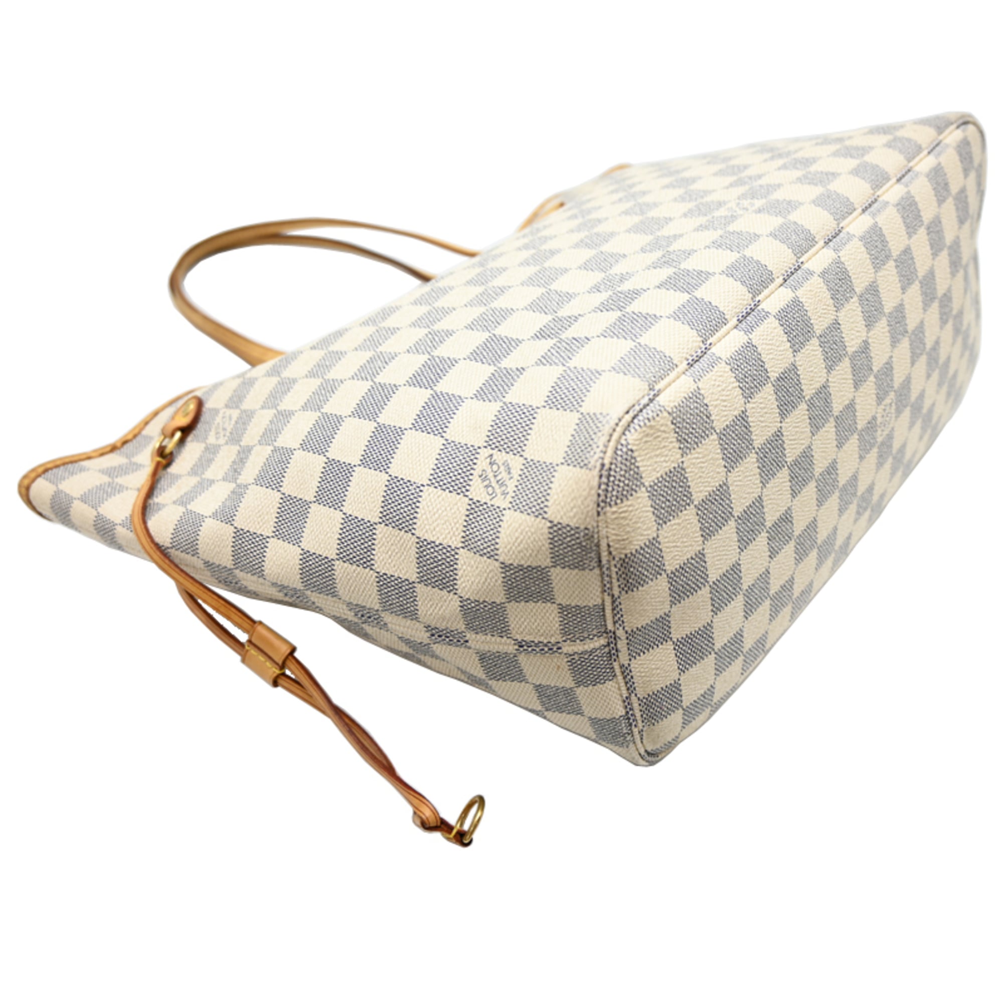 Louis Vuitton White Damier Azur Tote Bag (Pre-Owned)