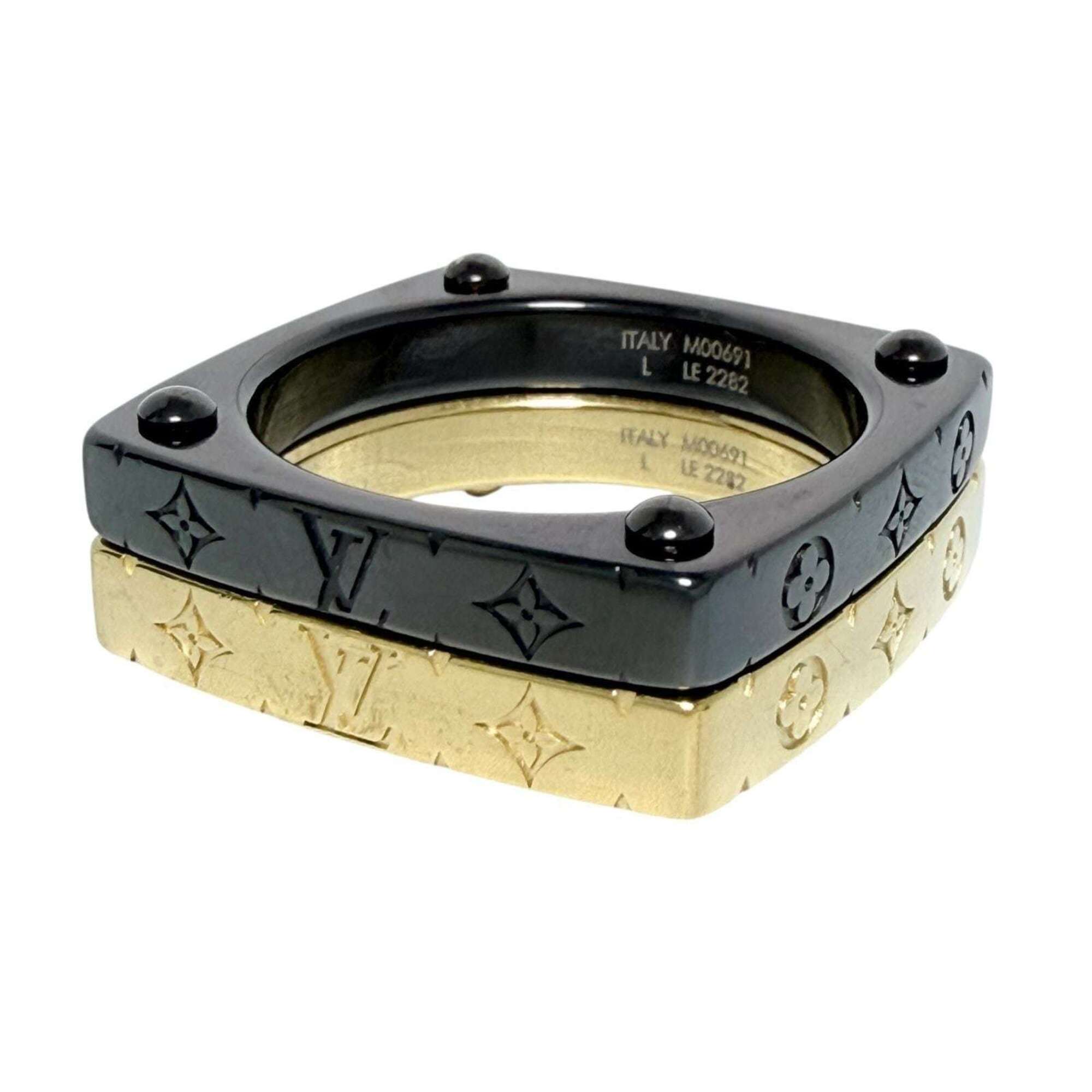 Louis Vuitton Metal Band Ring (Pre-Owned)