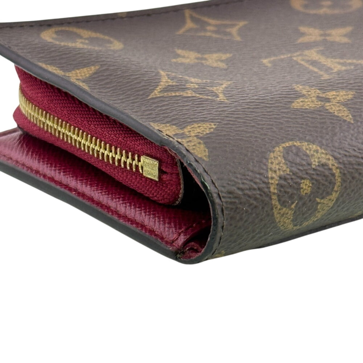 Louis Vuitton Brown Monogram Pink Monogram Wallet (Bi-Fold) (Pre-Owned)