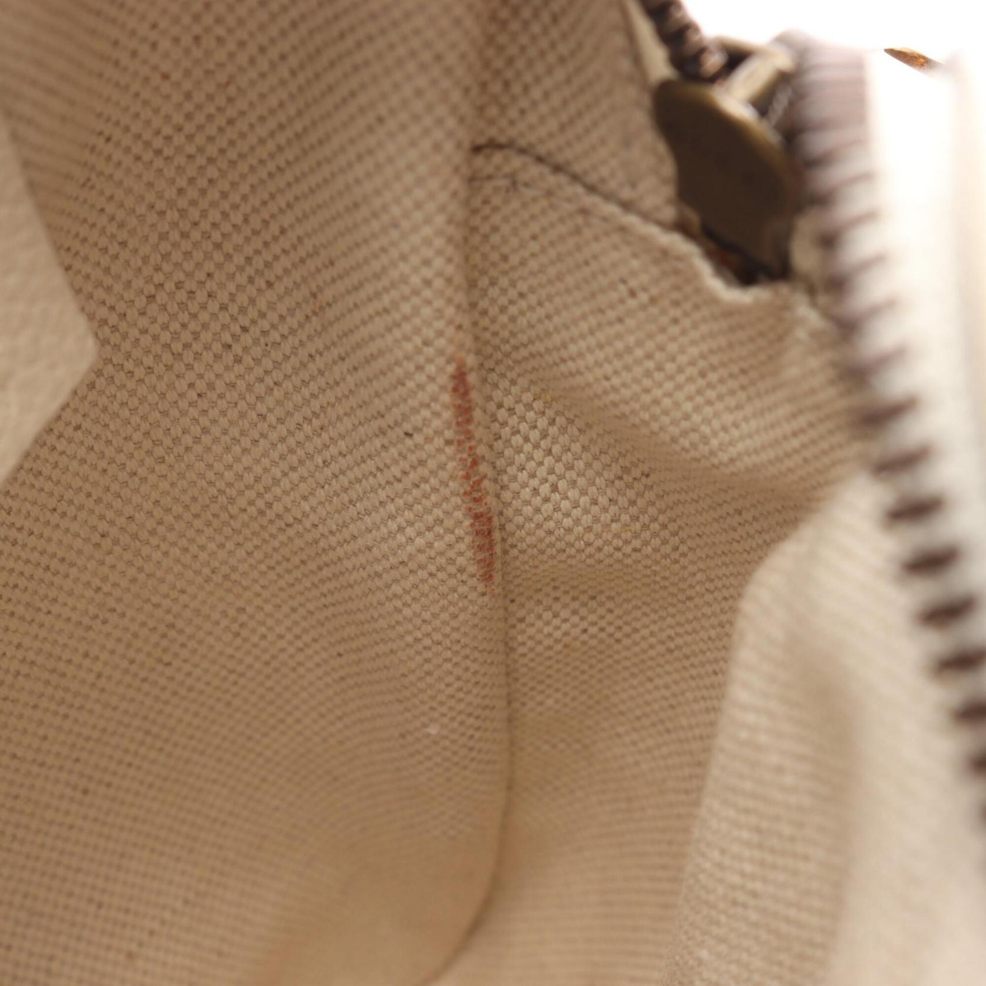 Gucci Multi-Color White Leather Handbag Shoulder Bag (Pre-Owned)