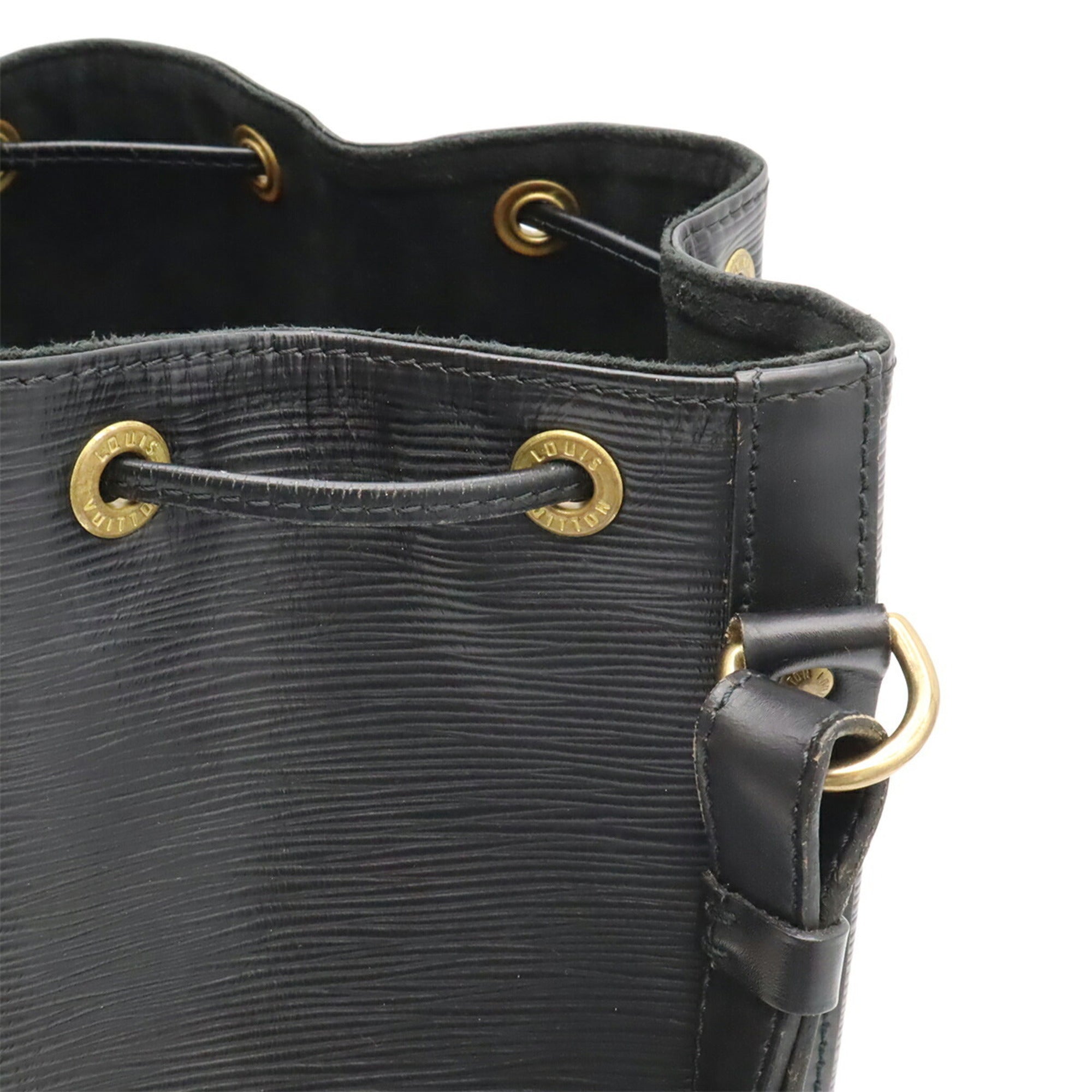Louis Vuitton Epi Black Noir Epi Leather Shoulder Bag (Pre-Owned)