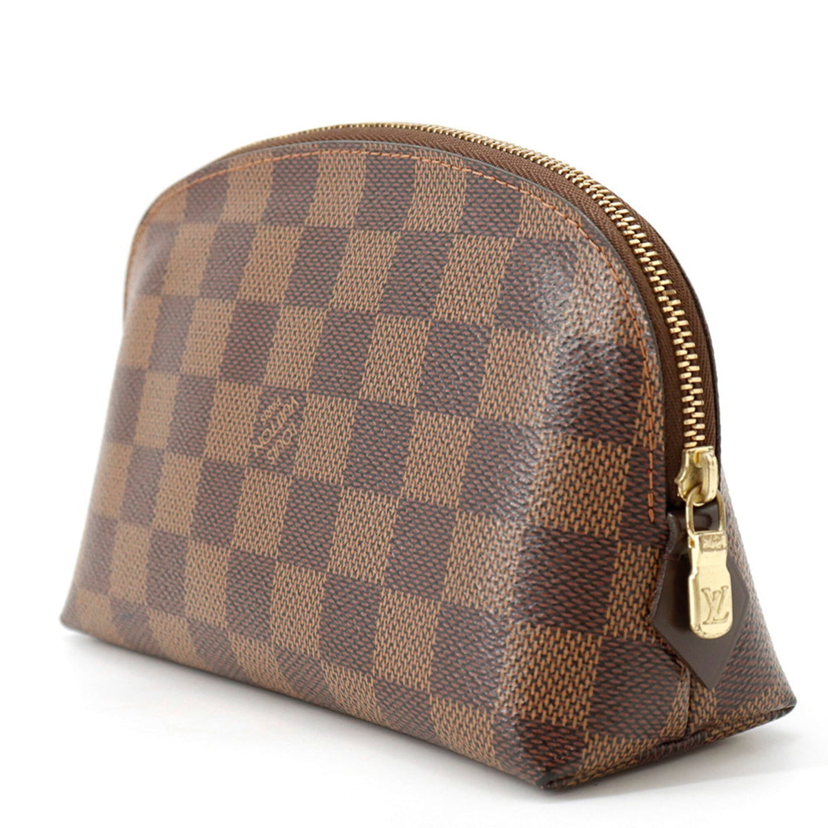 Louis Vuitton Damier Damier Canvas Ebene Red Color Handbag Pochette (Pre-Owned)