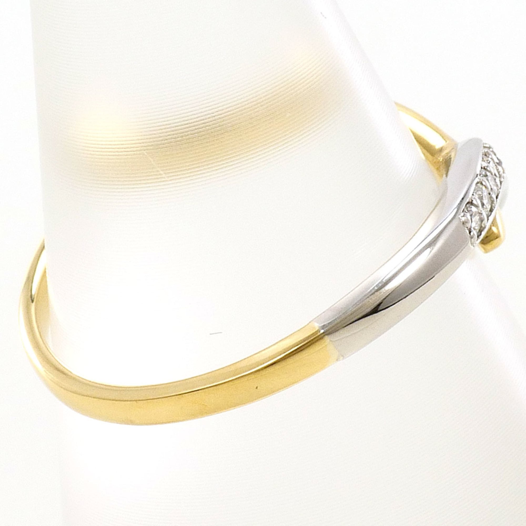 Unbranded Platinum Yellow Gold Yellow Gold (18K) Platinum 950 Band Ring (Pre-Owned)