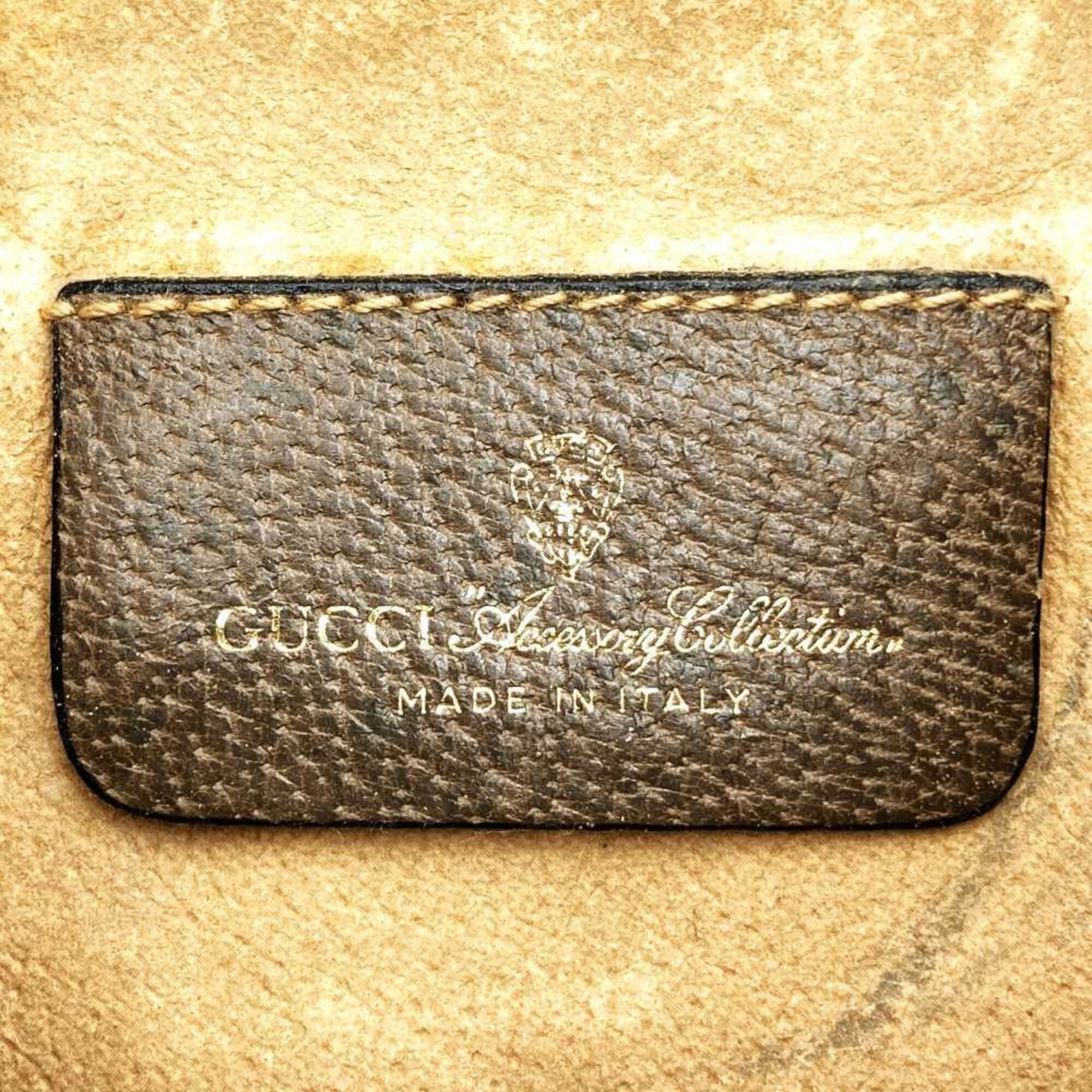 Gucci Brown Gg Supreme Shoulder Bag (Pre-Owned)