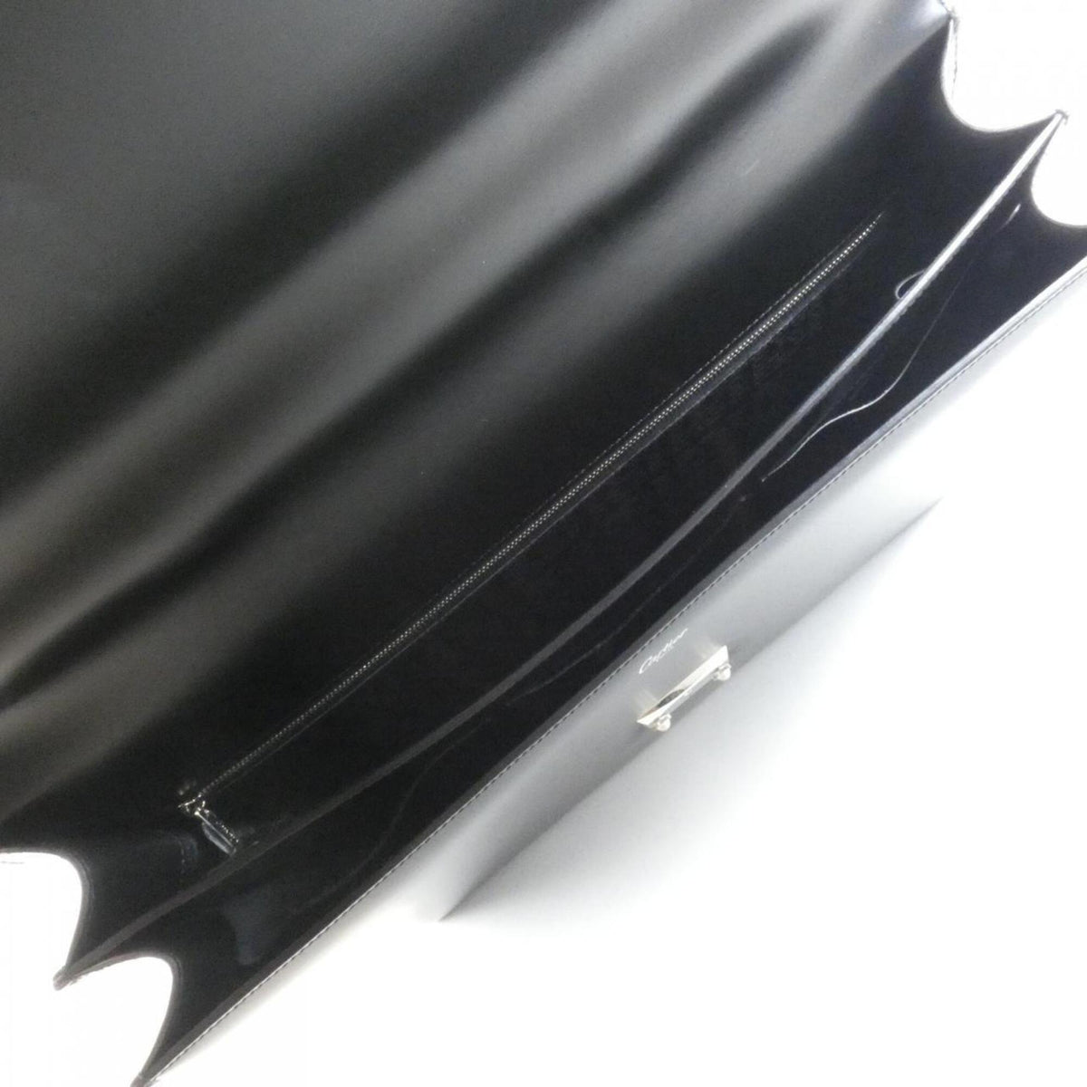 Cartier Black Leather Handbag (Pre-Owned)