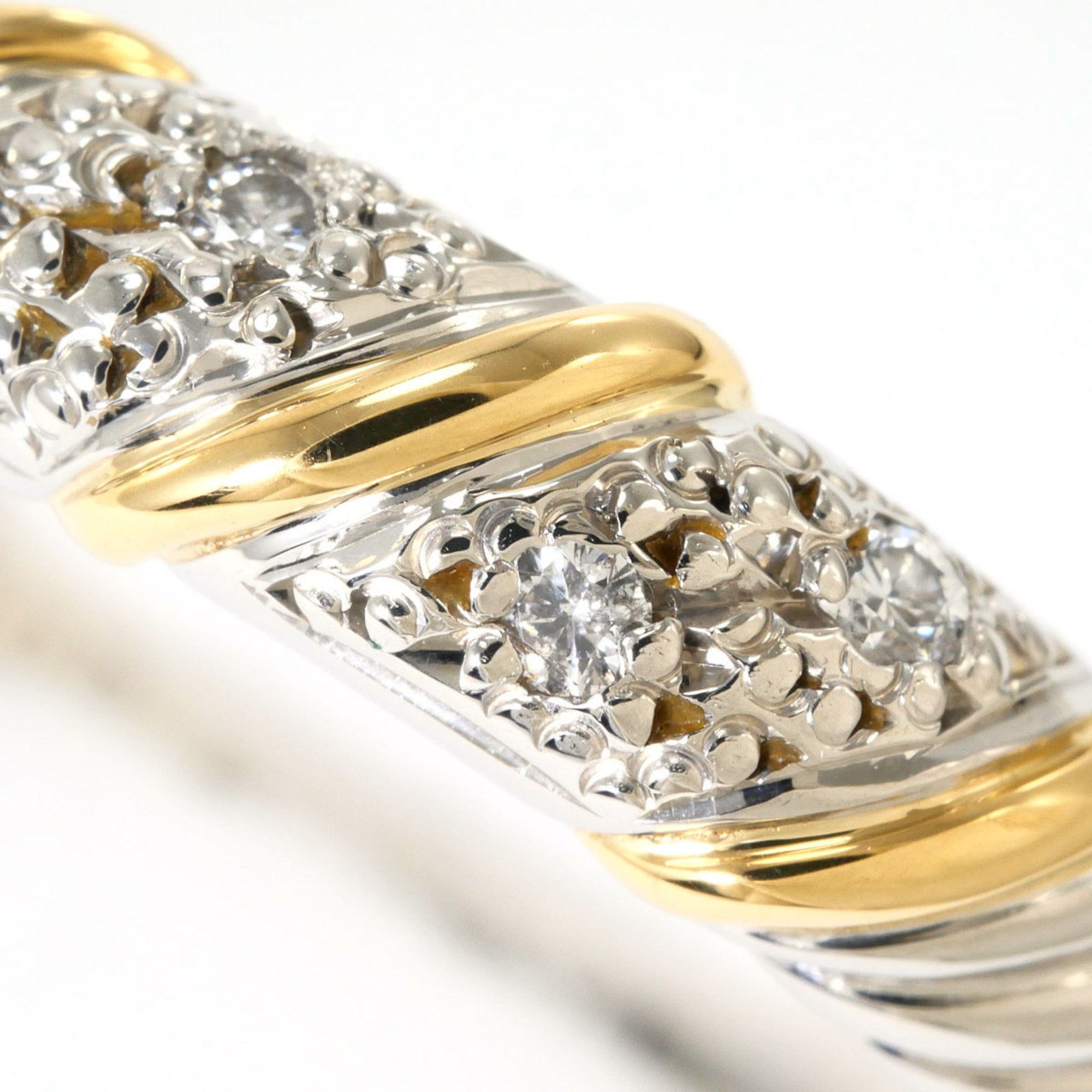 Unbranded Platinum Yellow Gold Yellow Gold (18K) Platinum 900 Band Ring (Pre-Owned)