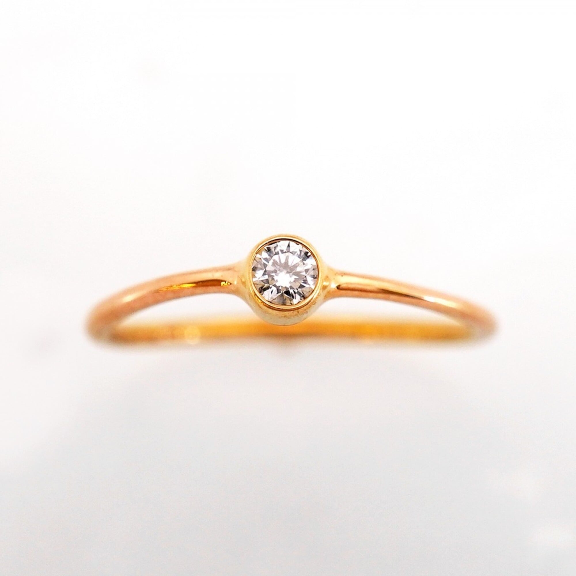 Tiffany Pink Gold (18K) Band Ring (Pre-Owned)