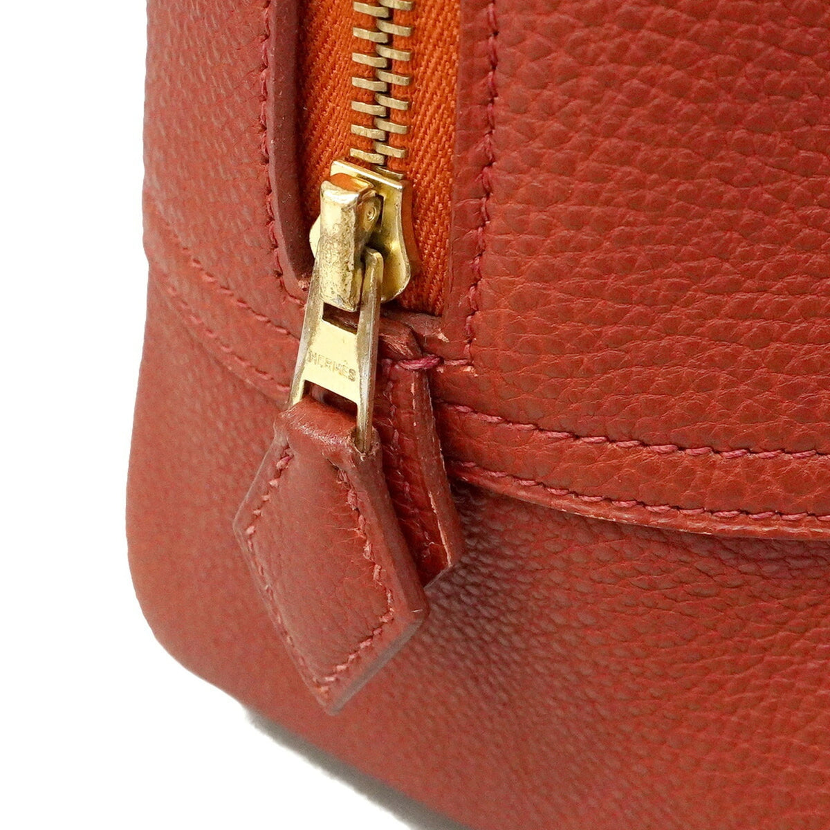 Hermes Brique Togo Leather Tote Bag (Pre-Owned)
