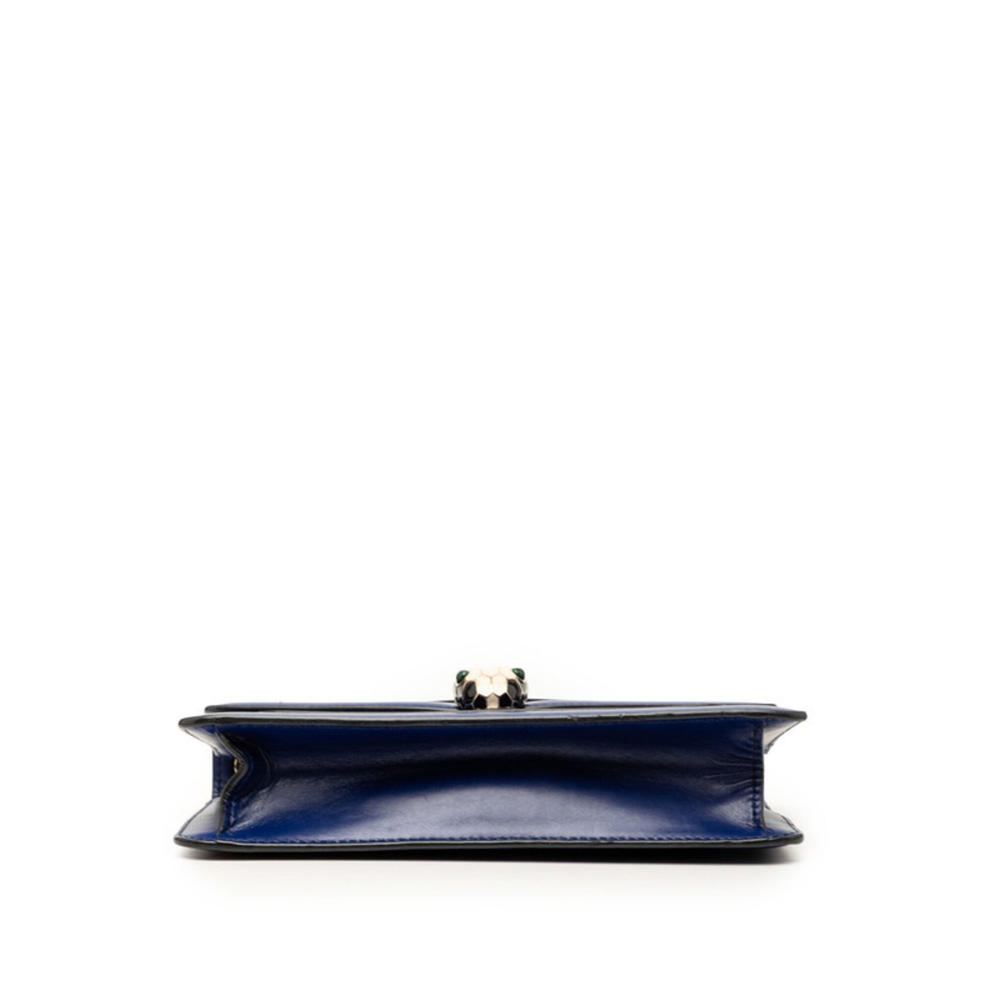 Bvlgari Blue Leather Shoulder Bag (Pre-Owned)
