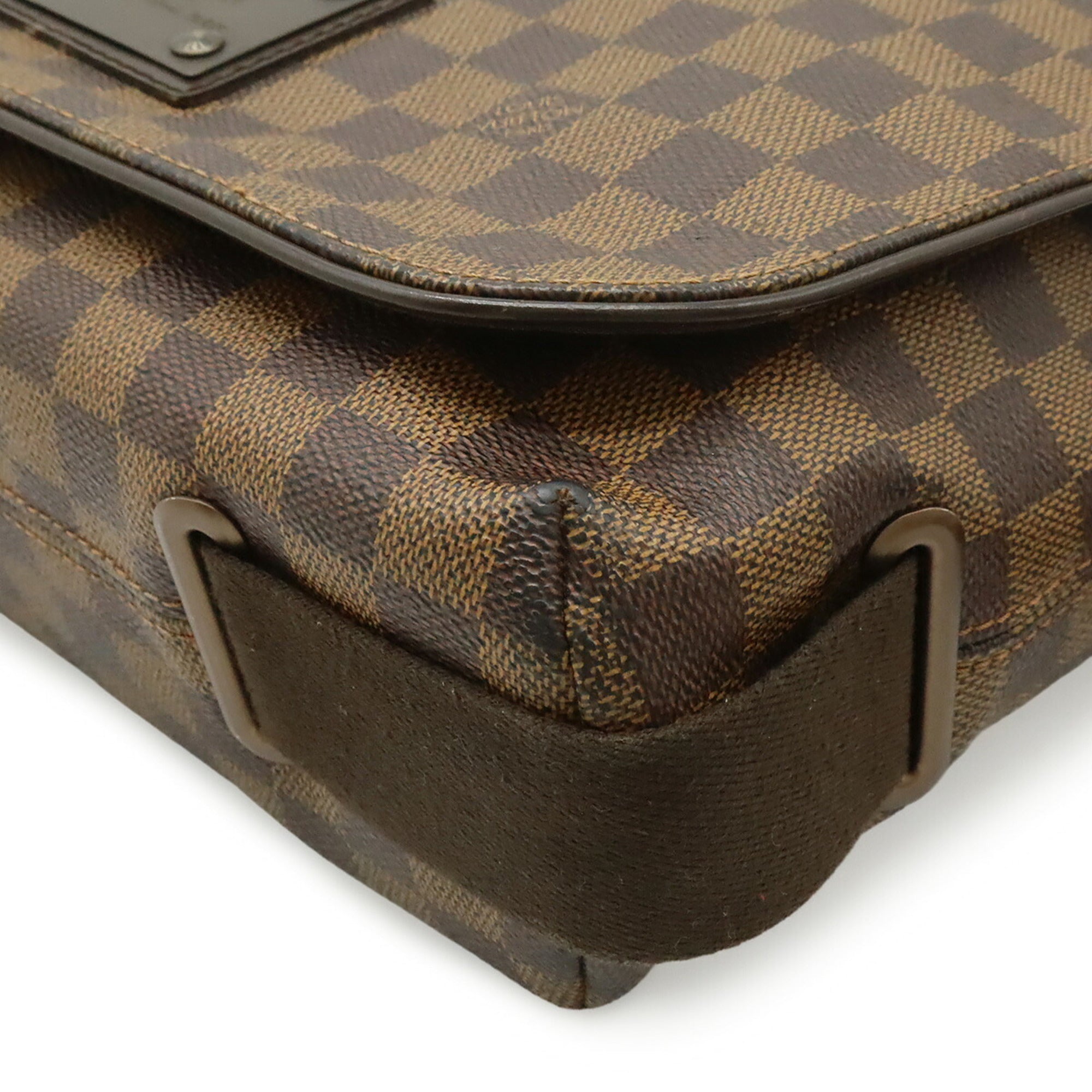 Louis Vuitton Brown Damier Canvas Pvc Handbag Shoulder Bag (Pre-Owned)