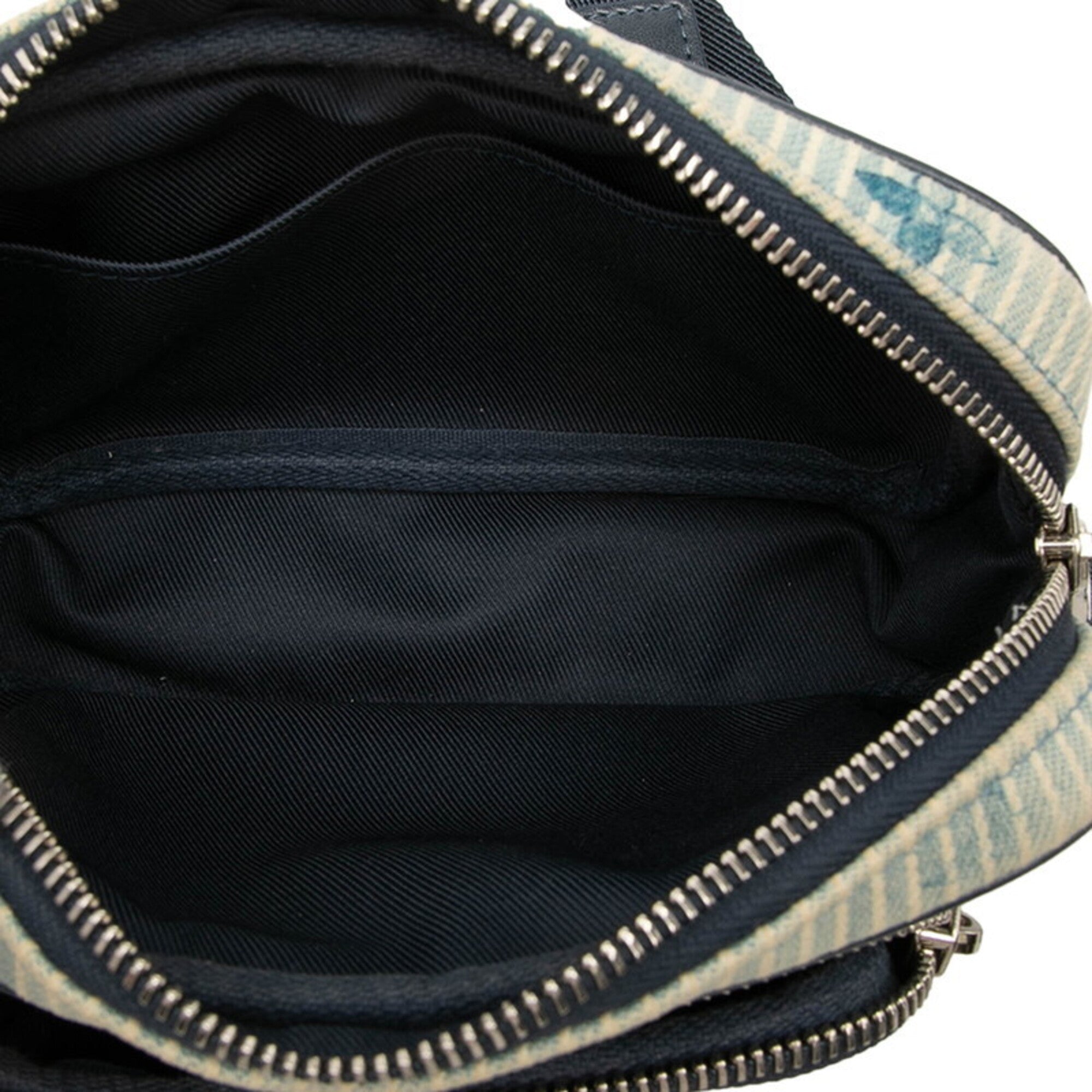 Louis Vuitton Blue Navy Canvas Leather Pochette Shoulder Bag (Pre-Owned)