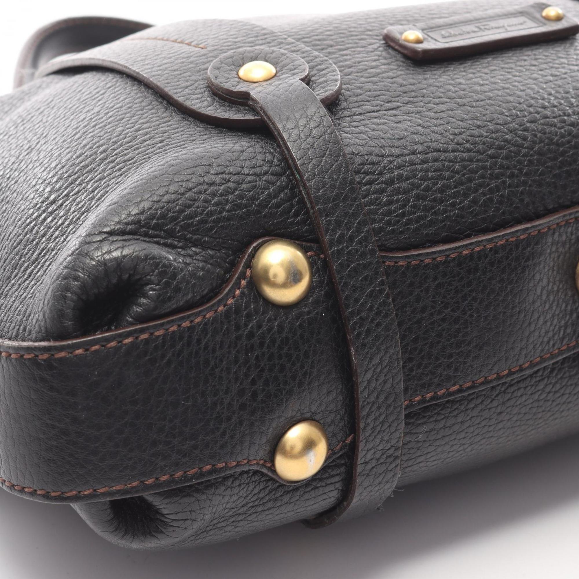 Salvatore Ferragamo Brown Leather Handbag (Pre-Owned)