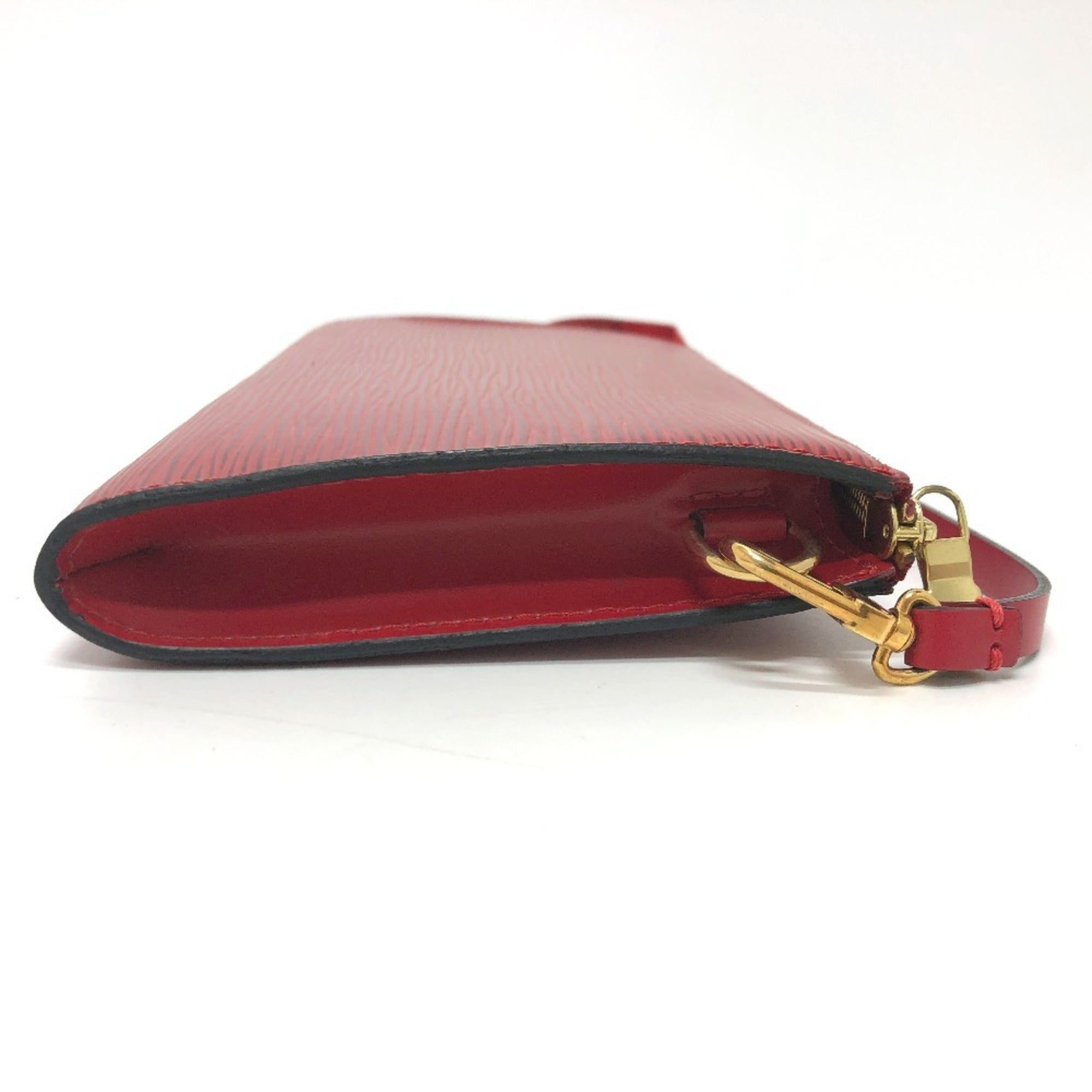 Louis Vuitton Epi Red Color Epi Leather Handbag Pochette Shoulder Bag (Pre-Owned)