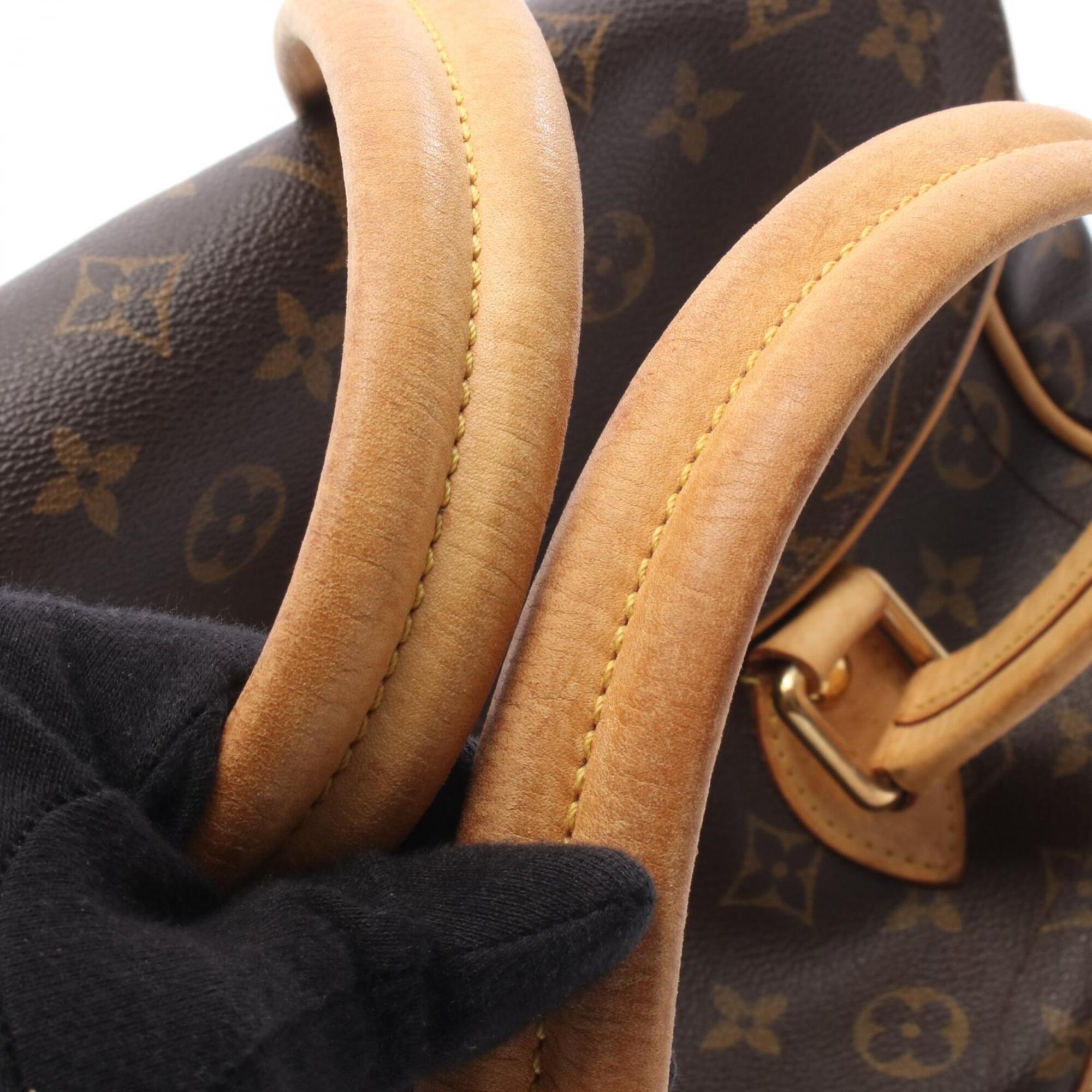 Louis Vuitton Brown Coated Canvas Monogram Pvc Leather Handbag Shoulder Bag (Pre-Owned)