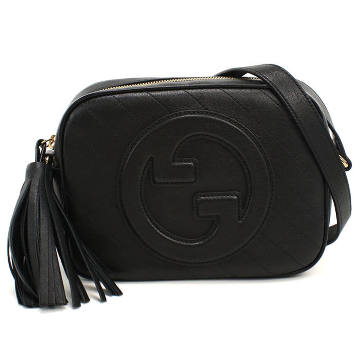 Gucci Black Leather Shoulder Bag (Pre-Owned)