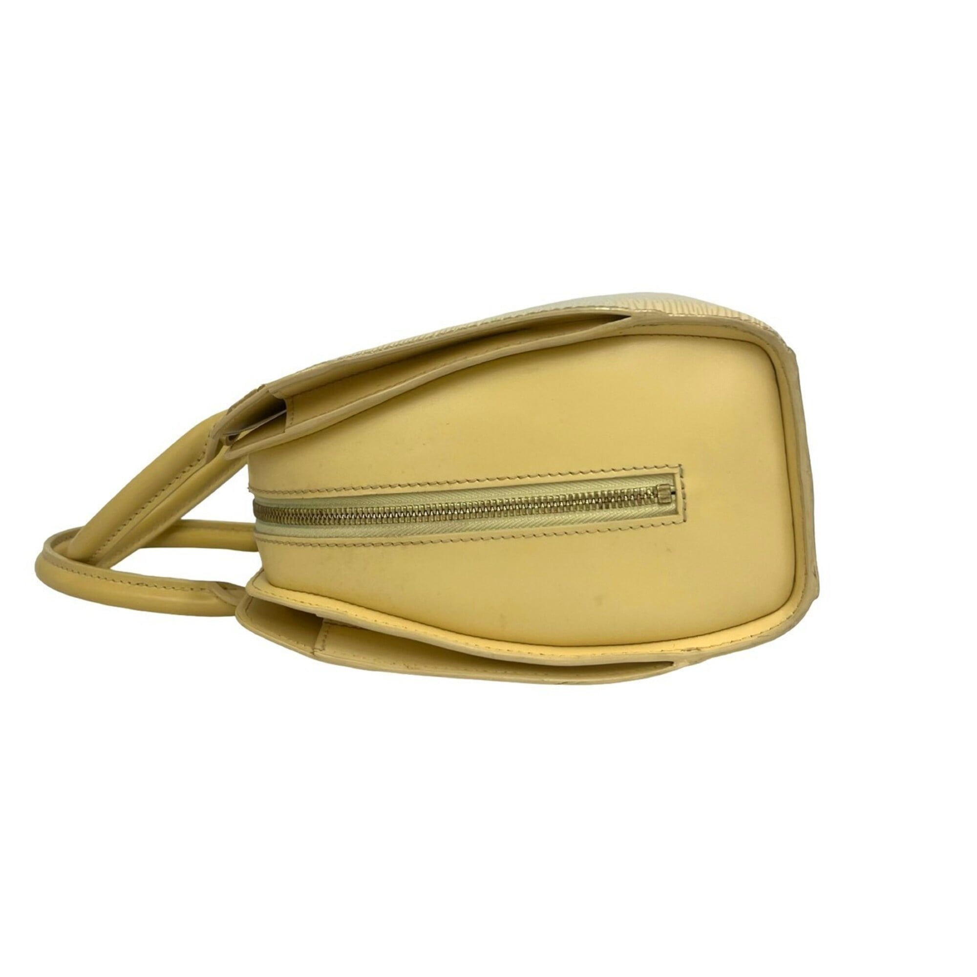 Louis Vuitton Yellow Leather Handbag (Pre-Owned)