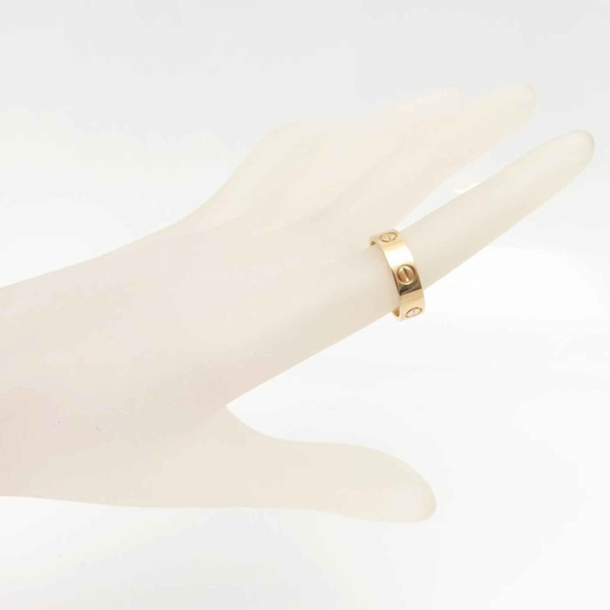 Cartier Love Pink Gold (18K) Band Ring (Pre-Owned)