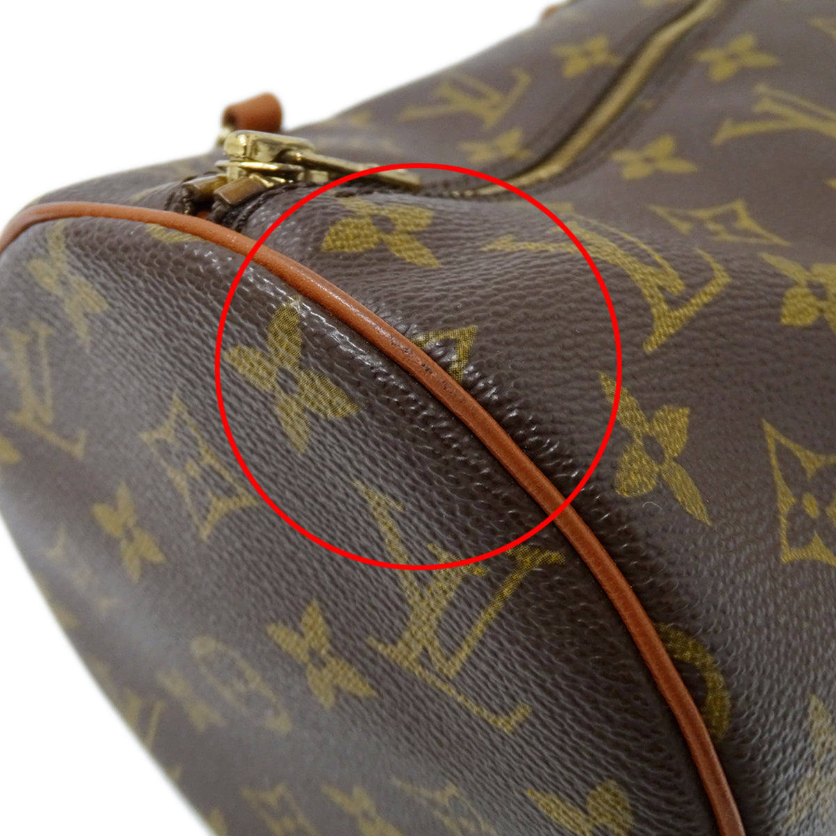 Louis Vuitton Brown Galle Monogram Monogram Handbag Pouch (Pre-Owned)