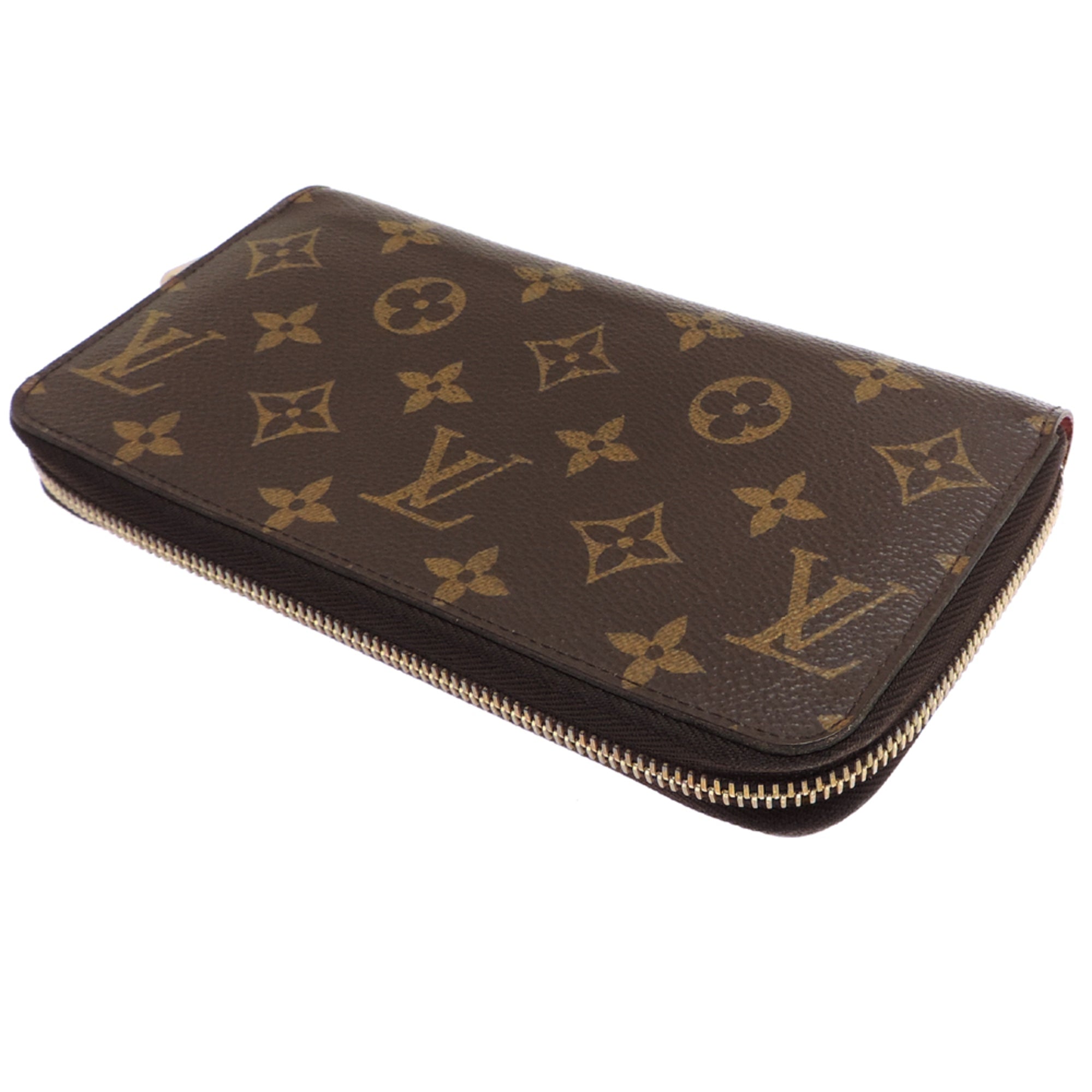 Louis Vuitton Brown Monogram Long Wallet (Bi-Fold) (Pre-Owned)
