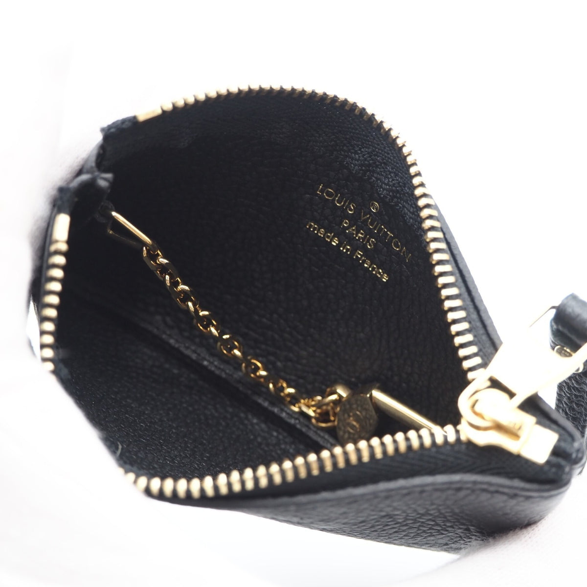 Louis Vuitton Monogram Empreinte Black Noir Leather Coin Purse/Coin Case (Pre-Owned)