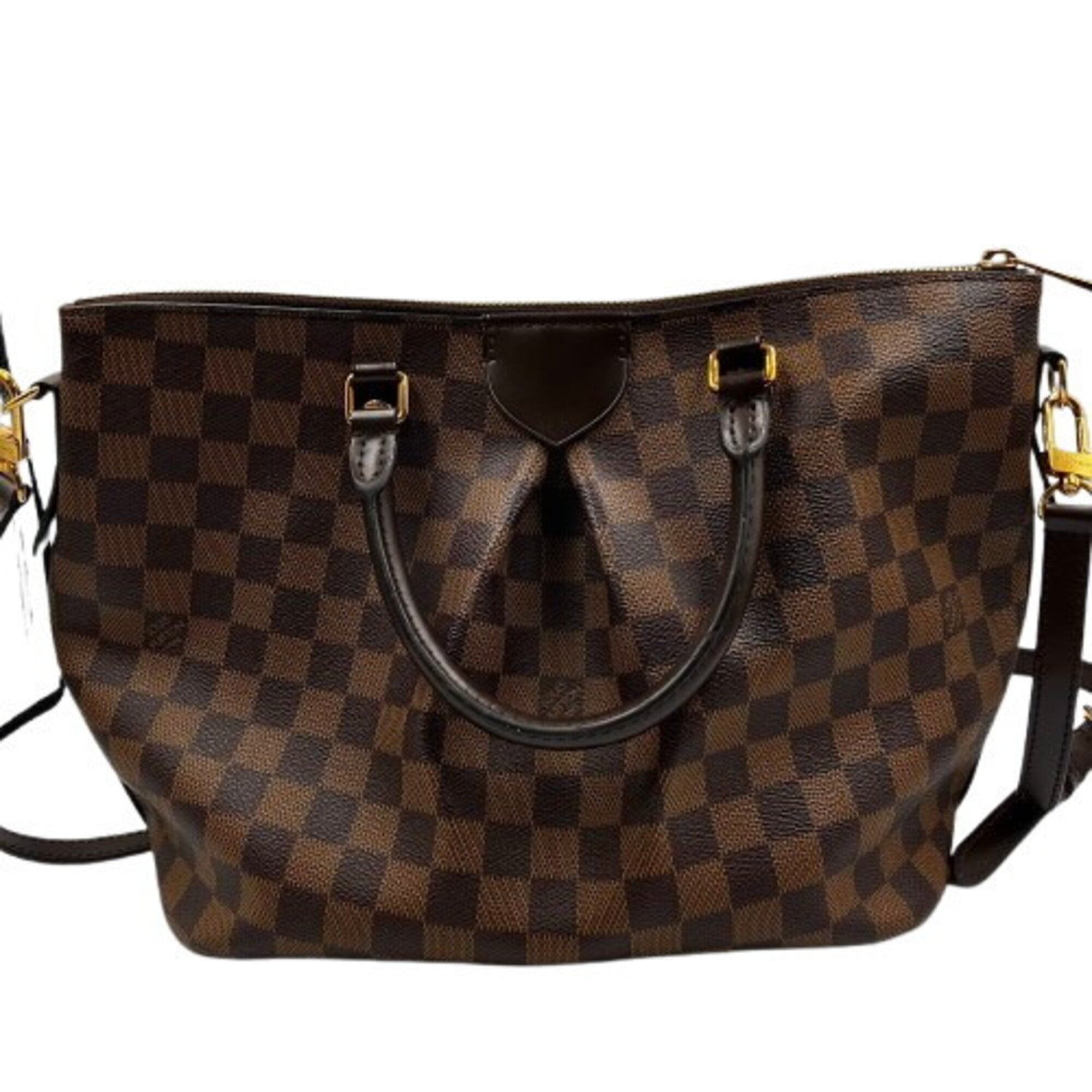 Louis Vuitton Brown Pvc Handbag Shoulder Bag (Pre-Owned)