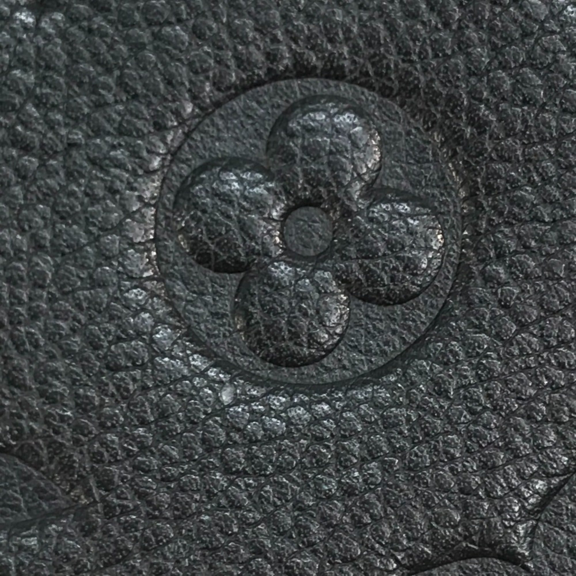 Louis Vuitton Infini Navy Monogram Empreinte Long Wallet (Bi-Fold) (Pre-Owned)